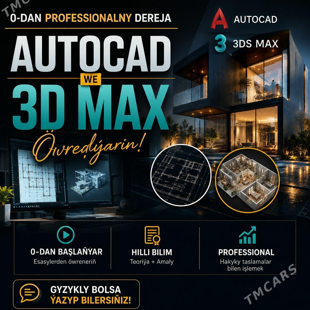 3D Max we AutoCad - Aşgabat - img 1