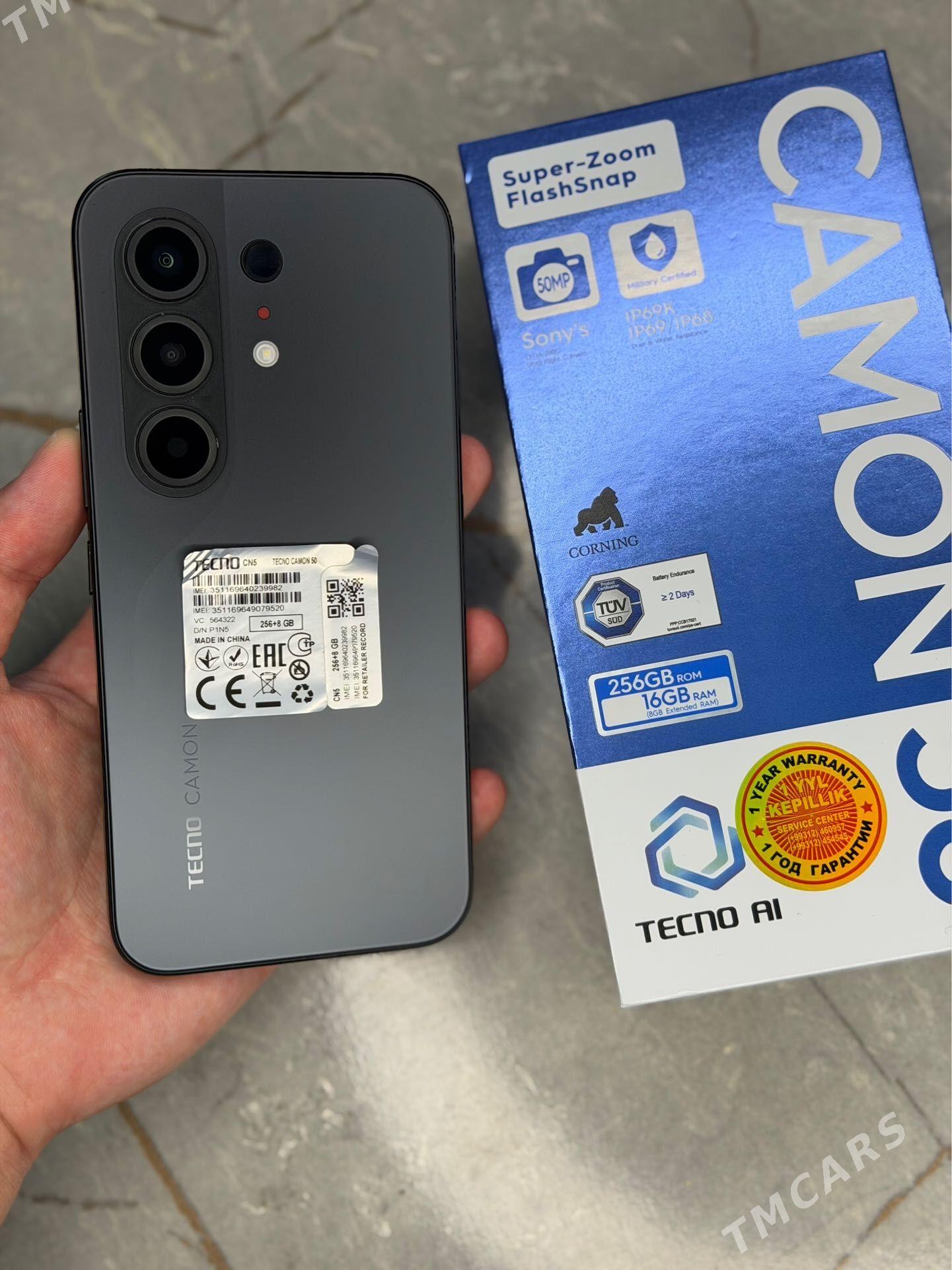 Tecno Camon 50 16/256gb - Aşgabat - img 1