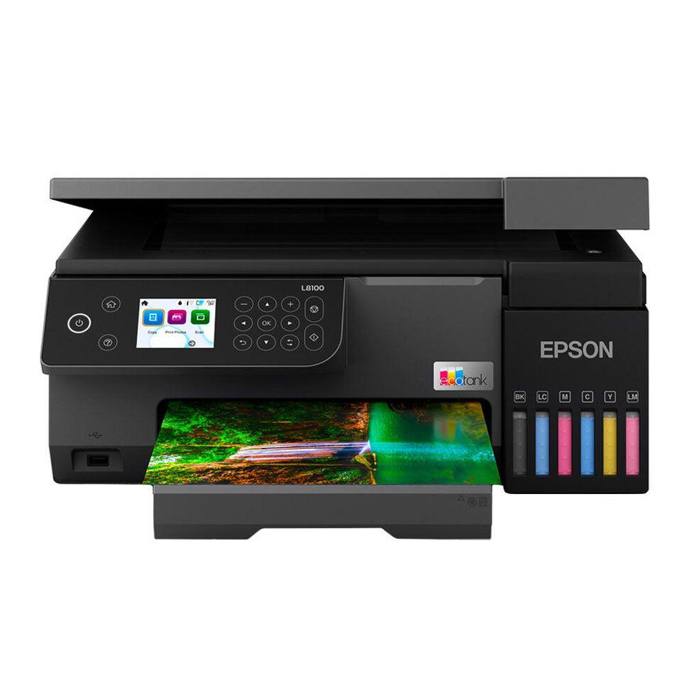 Принтер 3 в 1 Epson L8100 wifi Printer 6 Renkli - Марыйский велаят - img 1