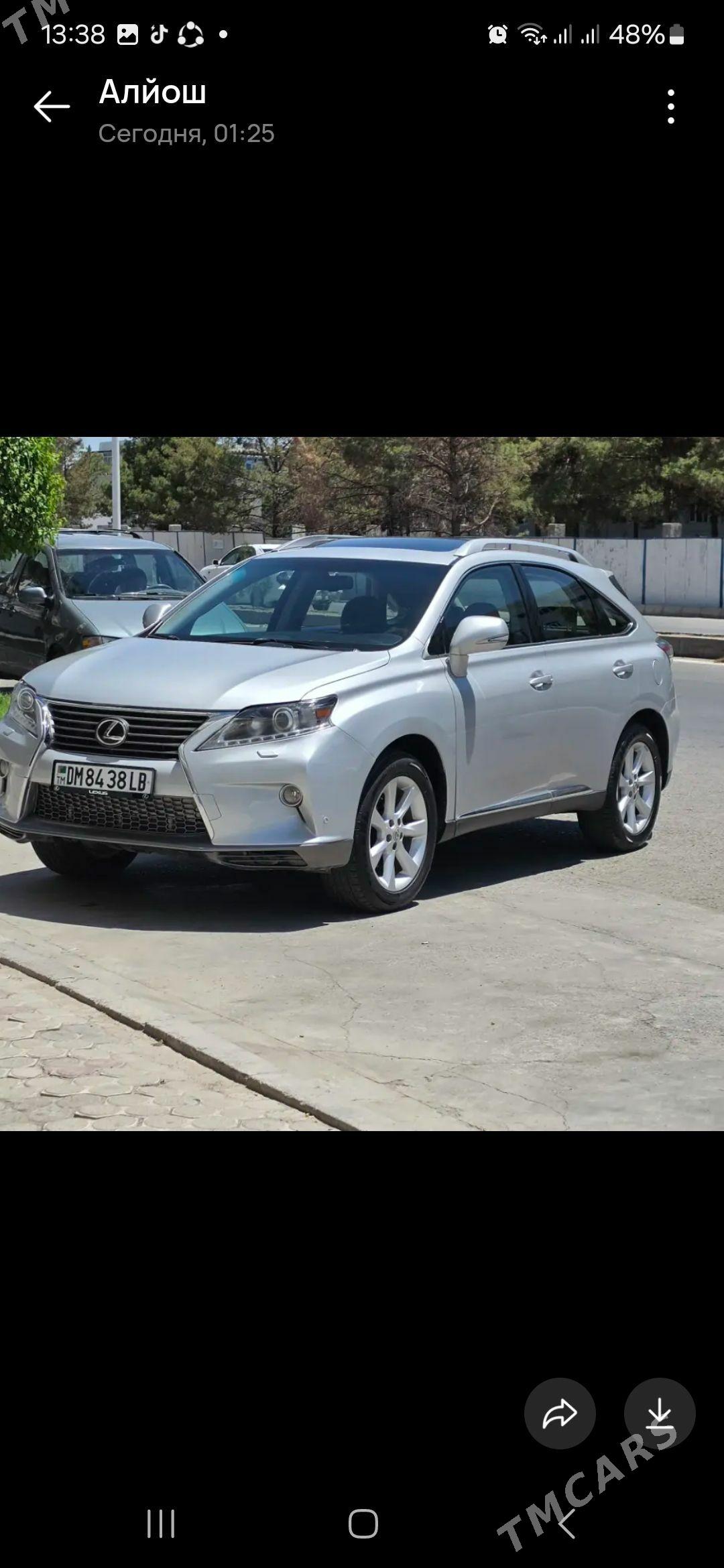Lexus RX 350 2010 - 375 000 TMT - Дянев - img 1