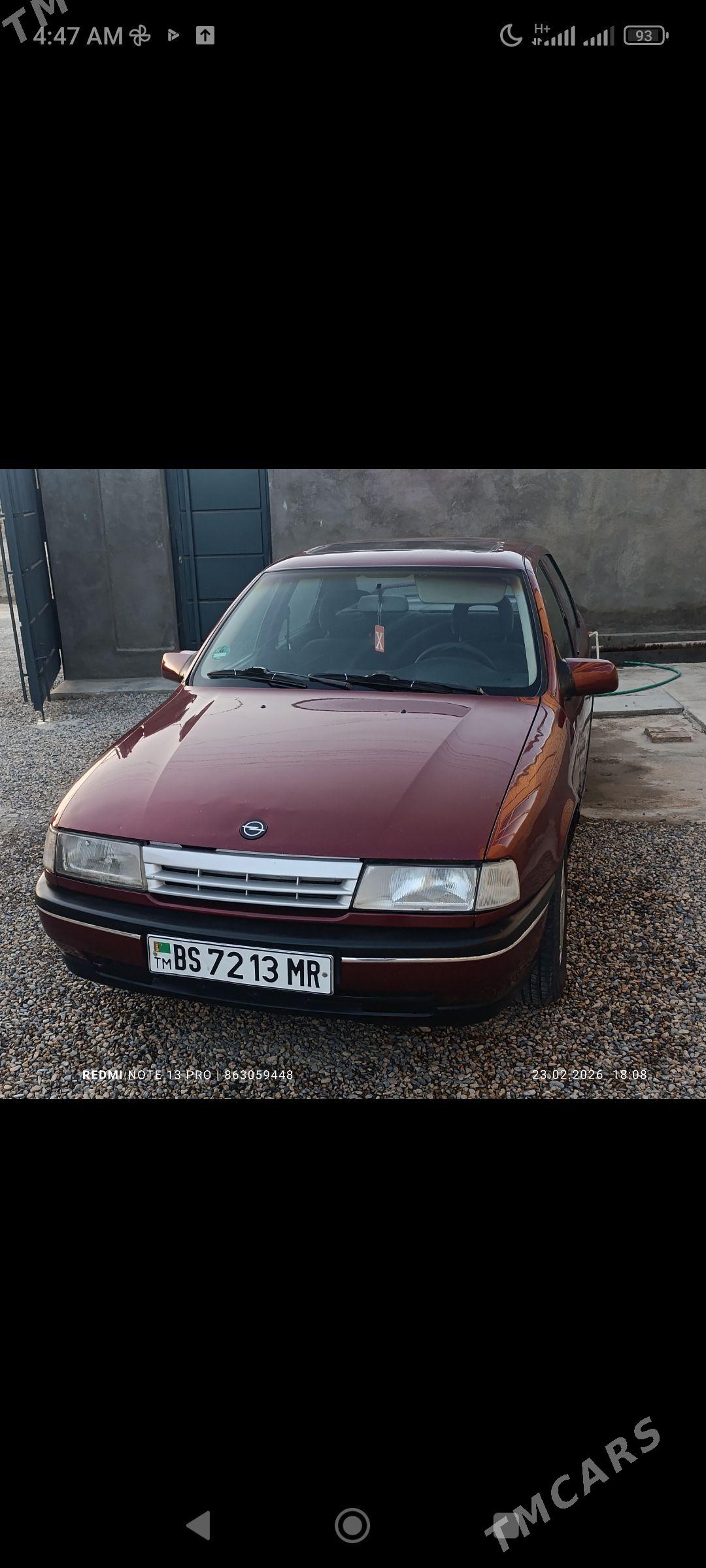 Opel Vectra 1993 - 50 000 TMT - Мары - img 1