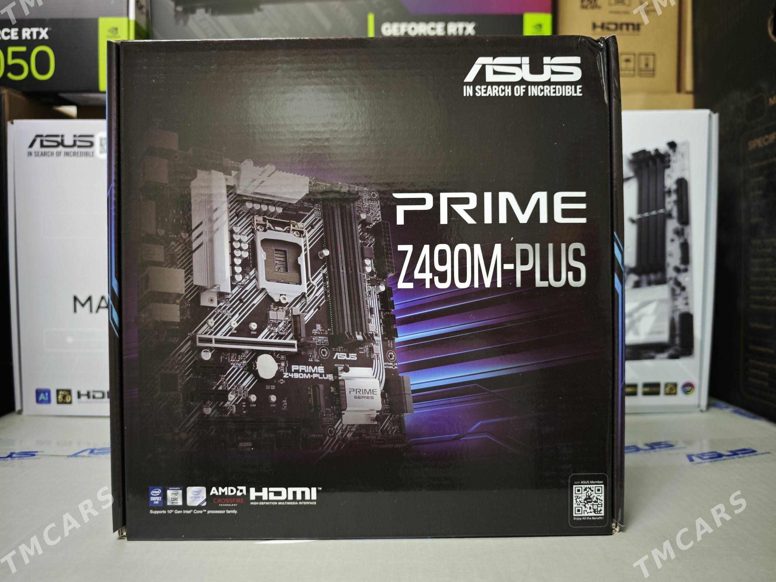 ASUS PRIME Z490M MOTHERBOARD - Ашхабад - img 1