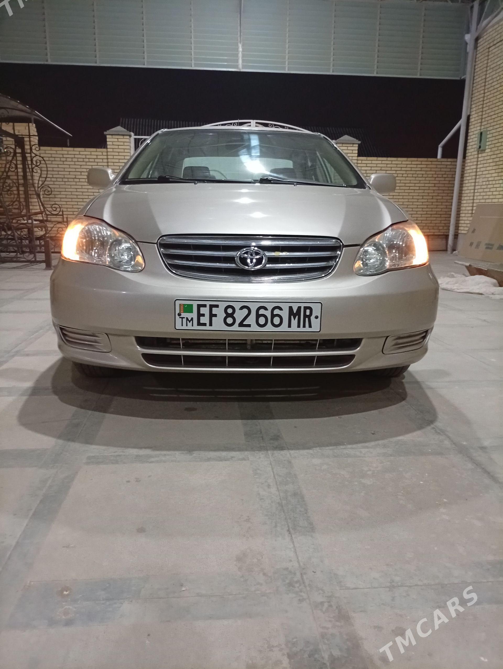 Toyota Corolla 2003 - 135 000 TMT - Мары - img 1