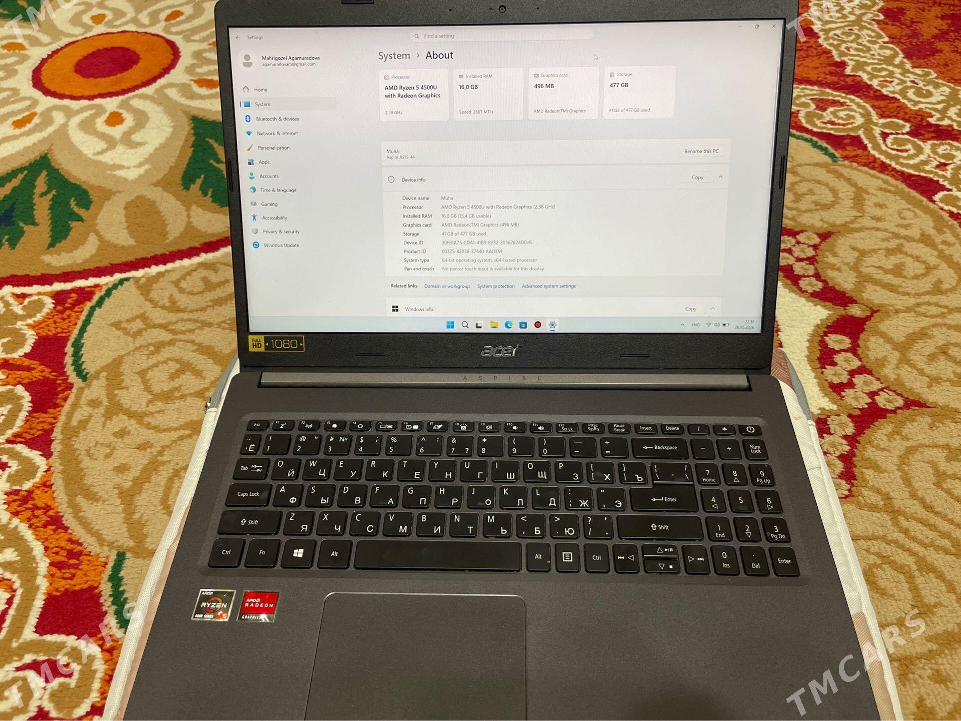 Acer Aspire A15-44 series - Ашхабад - img 1