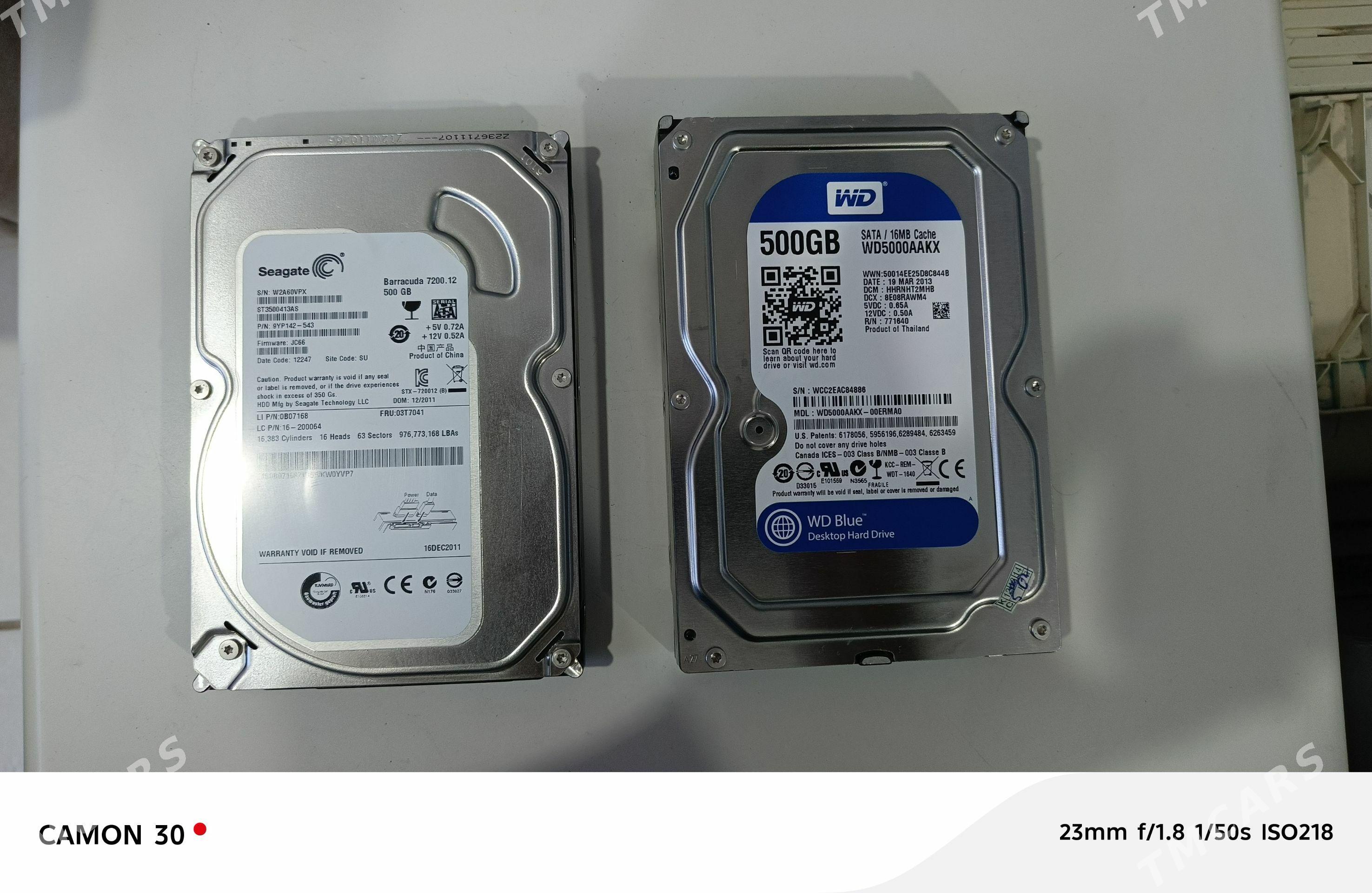 HDD 500gb täze pamýat - етр. Туркменбаши - img 1