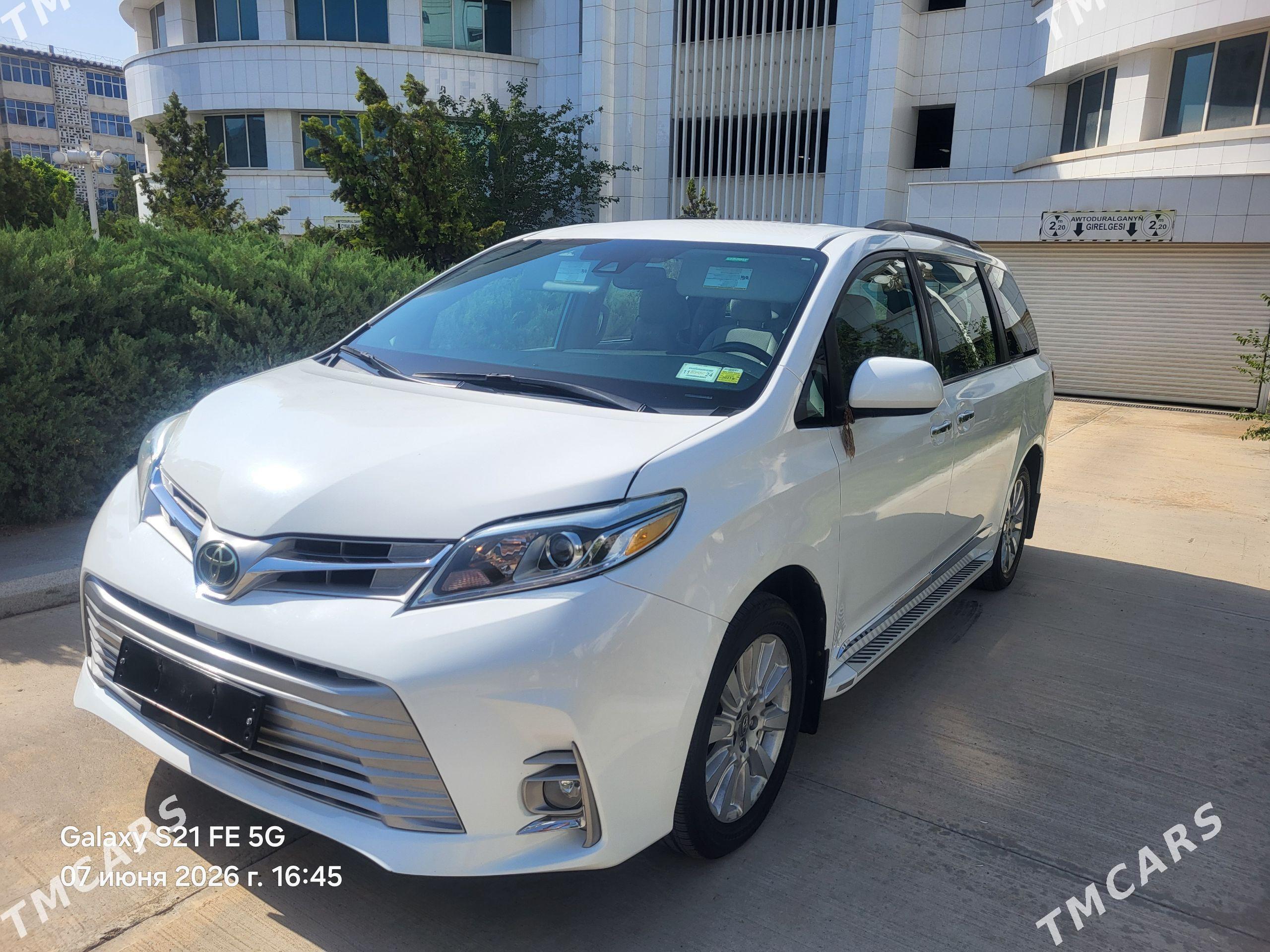 Toyota Sienna 2020 - 358 000 TMT - Ашхабад - img 1