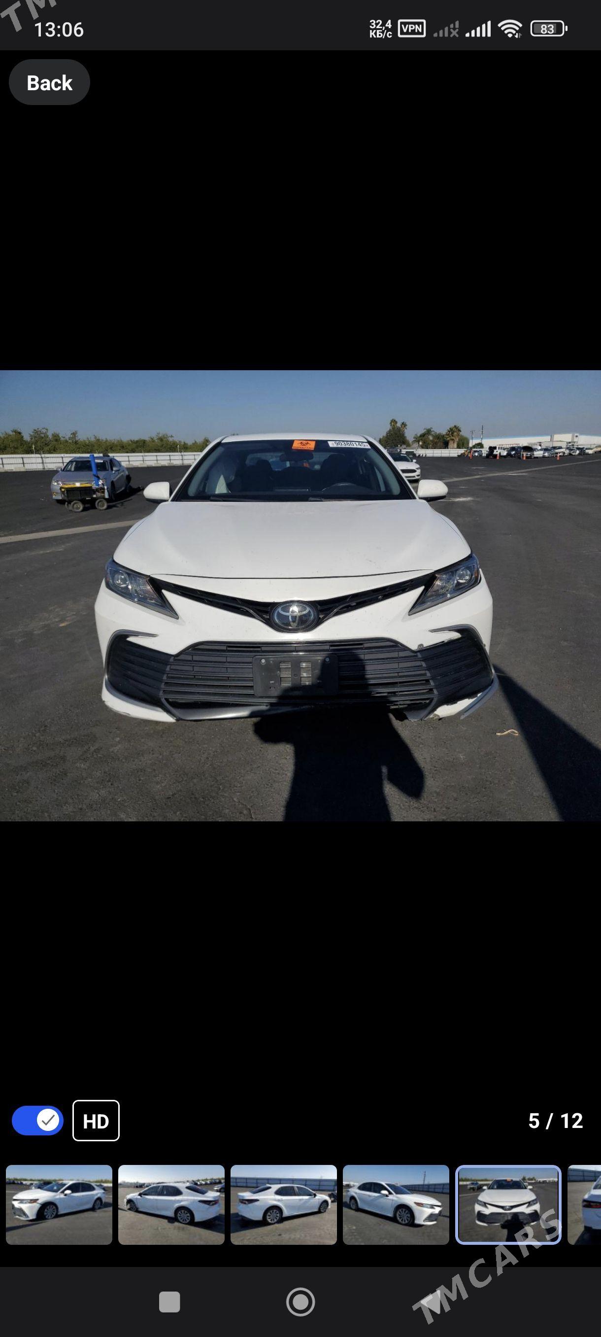 Toyota Camry 2021 - 360 000 TMT - Ашхабад - img 1
