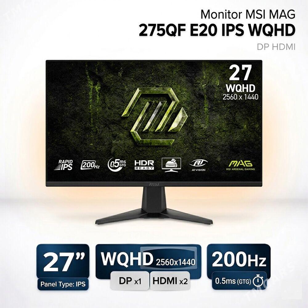 Монитор MSI MAG 275QF E20 IPS Monitor MSI - Ашхабад - img 1