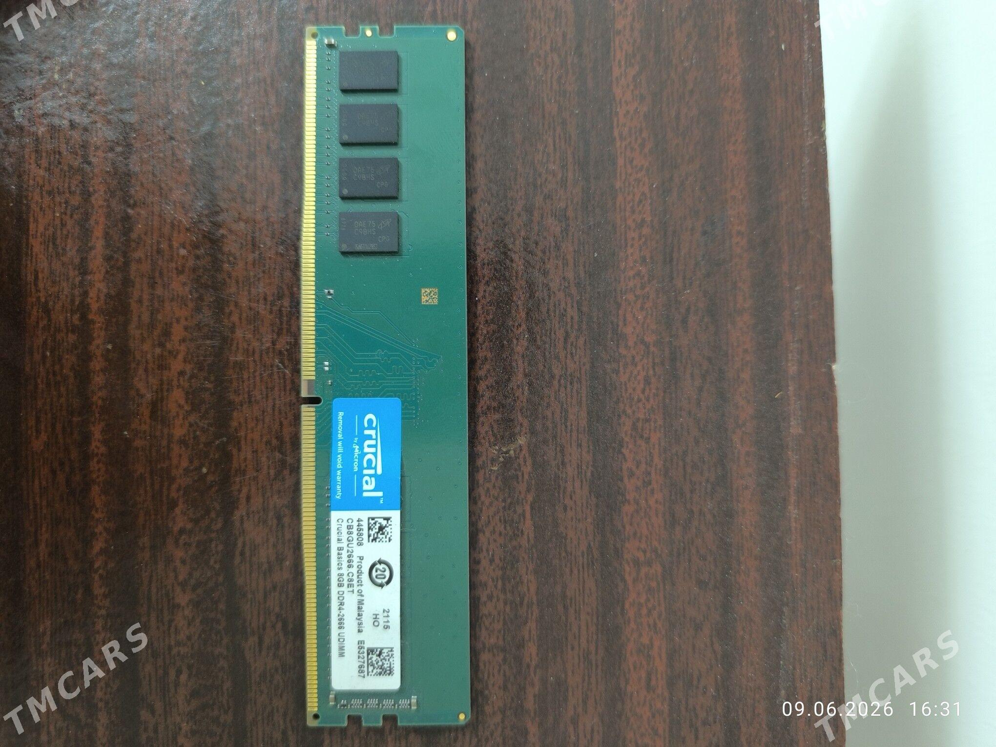 Оперативка Crucial 8gb ddr 4 - Aşgabat - img 1