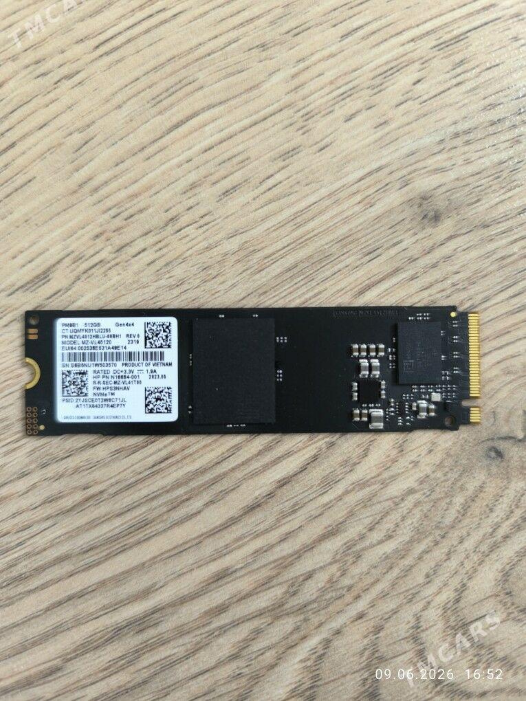 Ssd nvme samsung 512gb gen 4x4 - Ашхабад - img 1
