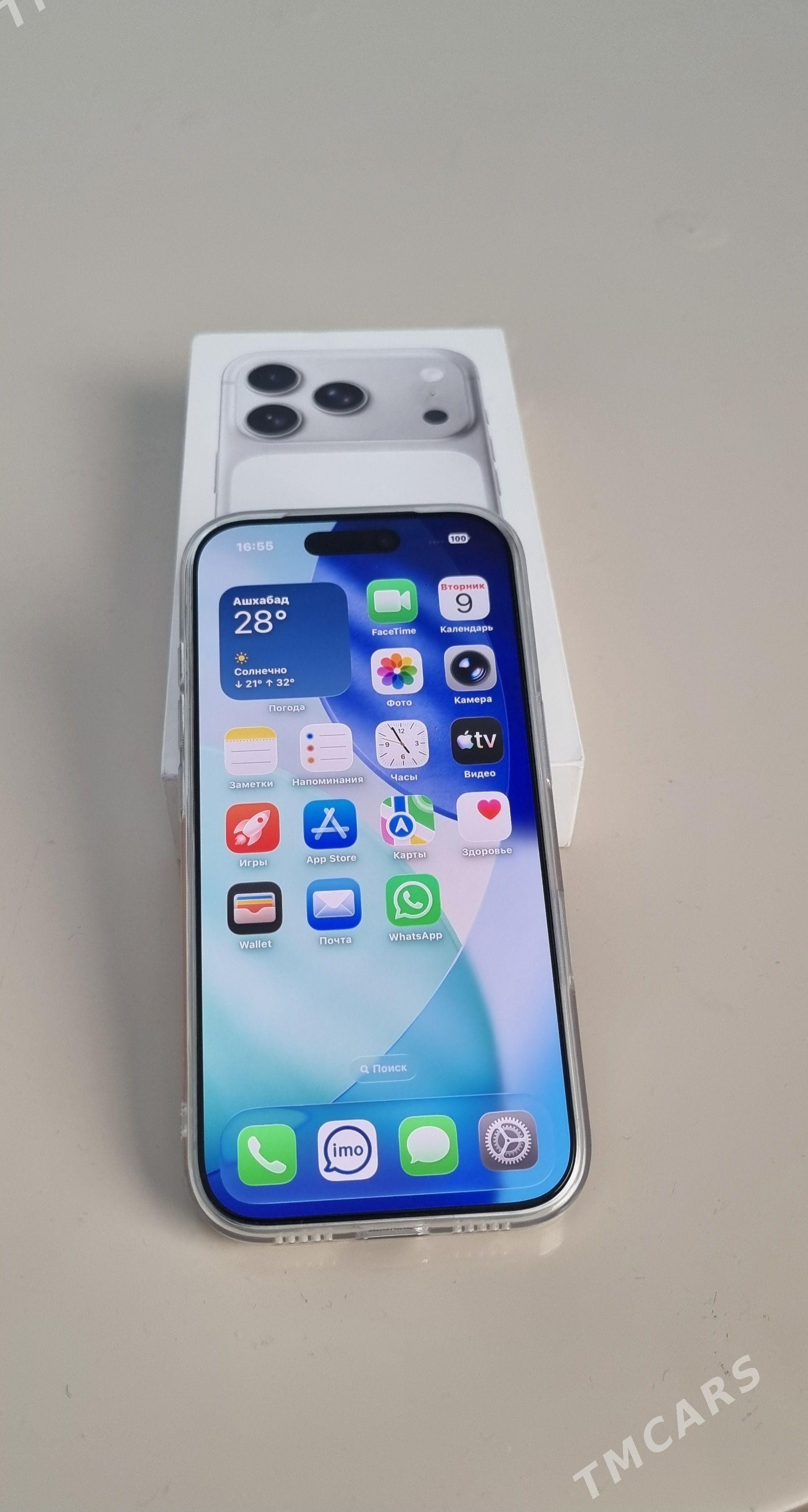 Iphone 17 pro - Podwoýski köç. (Bitarap Türkmenistan şaýoly) - img 1