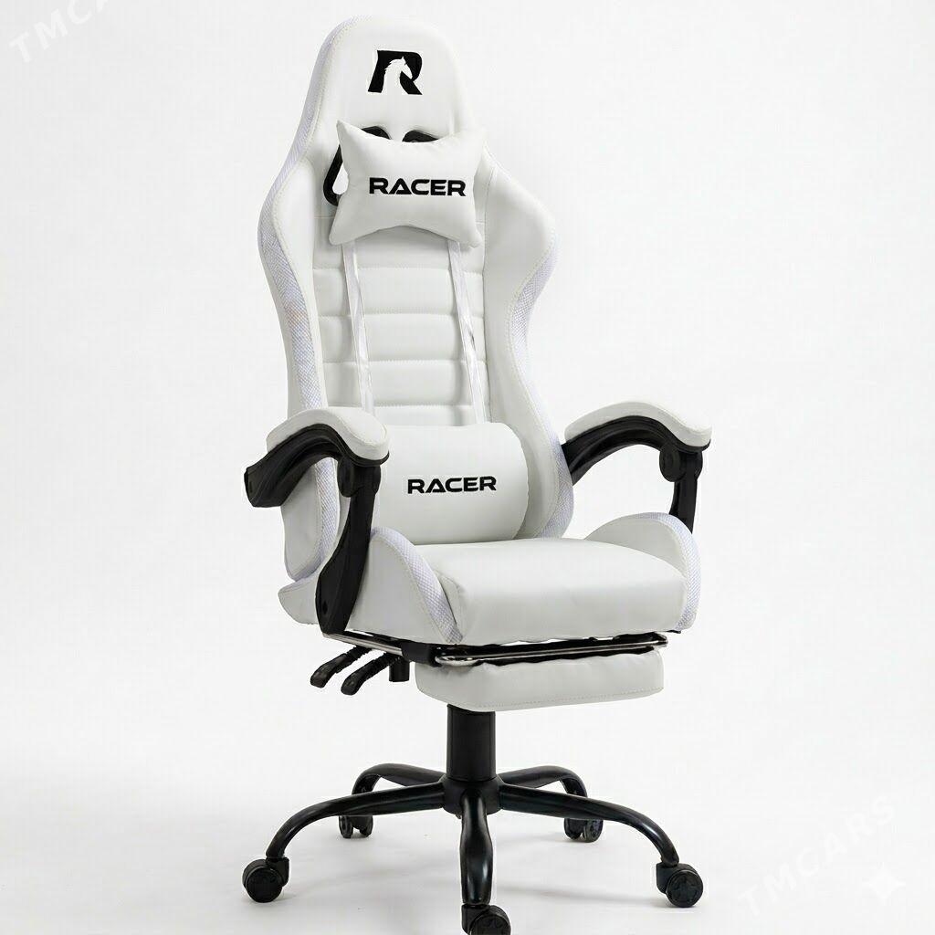 Игровое кресло Racer Snowy (Снежок) Kreslo - Aşgabat - img 1