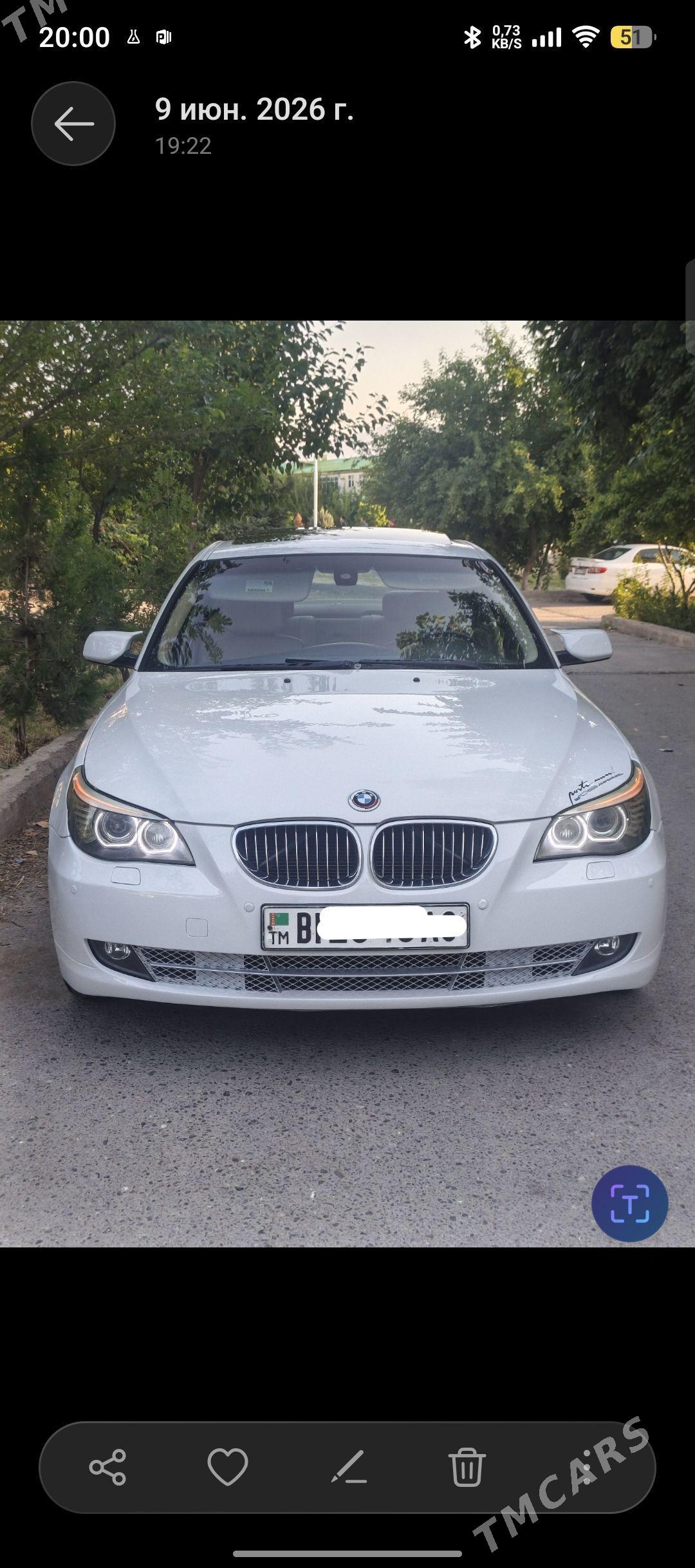 BMW E60 2008 - 178 000 TMT - Ашхабад - img 1