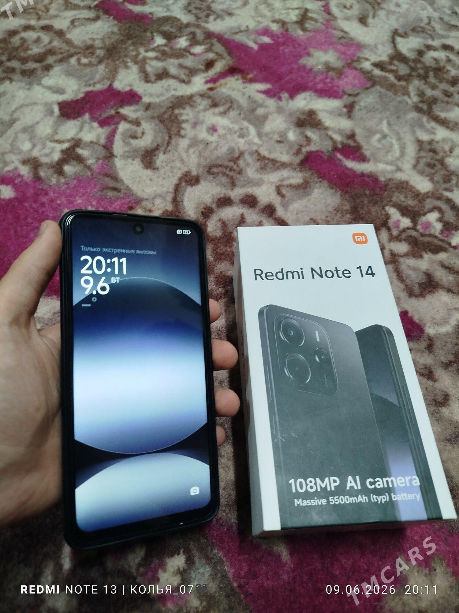 Redmi note 14 8/256GB - Дашогуз - img 1