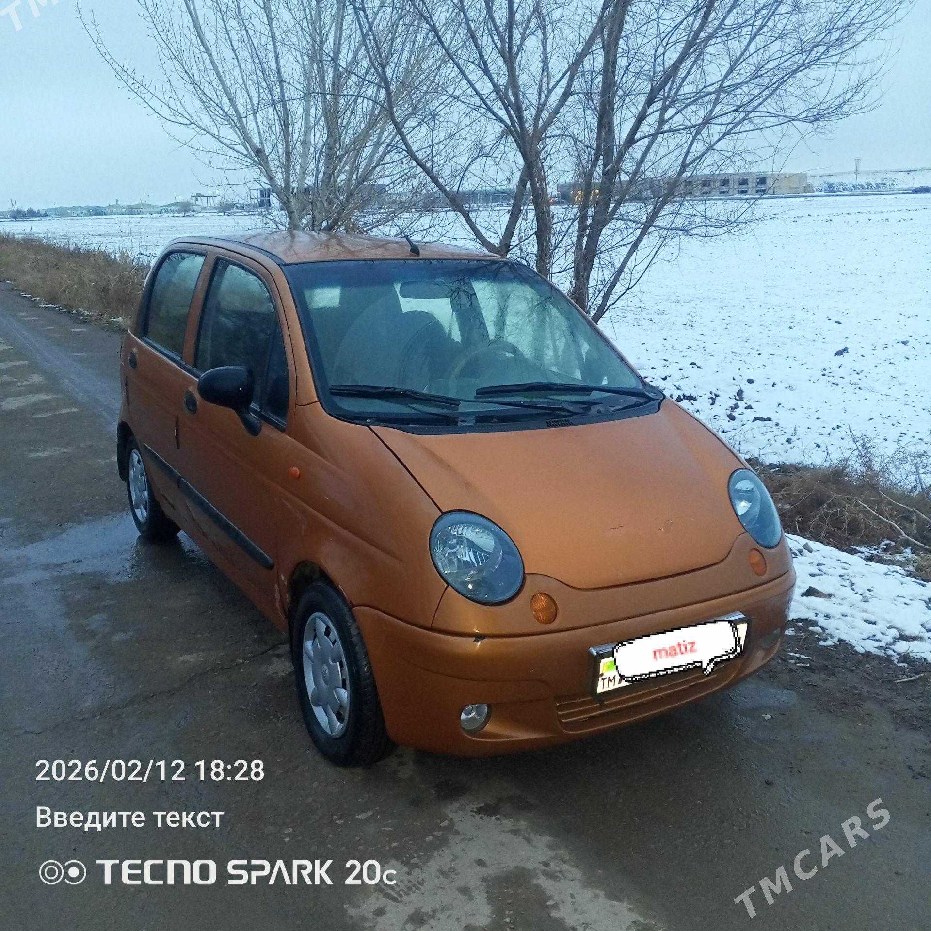 Daewoo Matiz 2002 - 30 000 TMT - Шабатский этрап - img 1