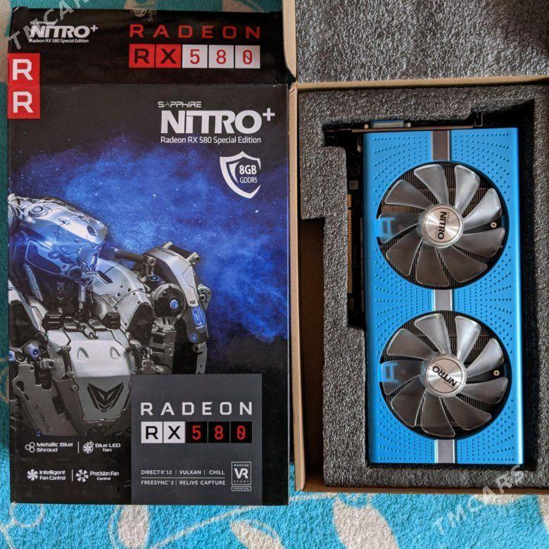 Sapphire RX580 8gb Nitro+ - Aşgabat - img 1