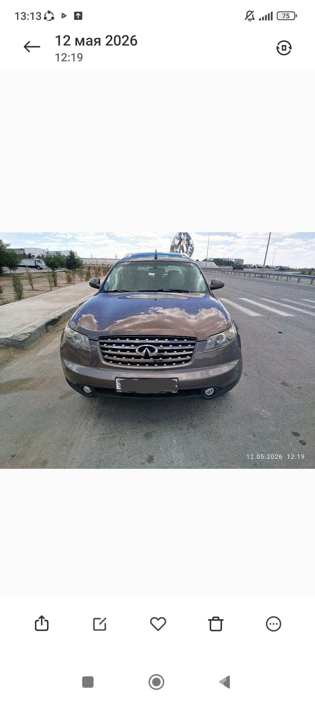 Infiniti FX35 2005 - 145 000 TMT - Мары - img 1