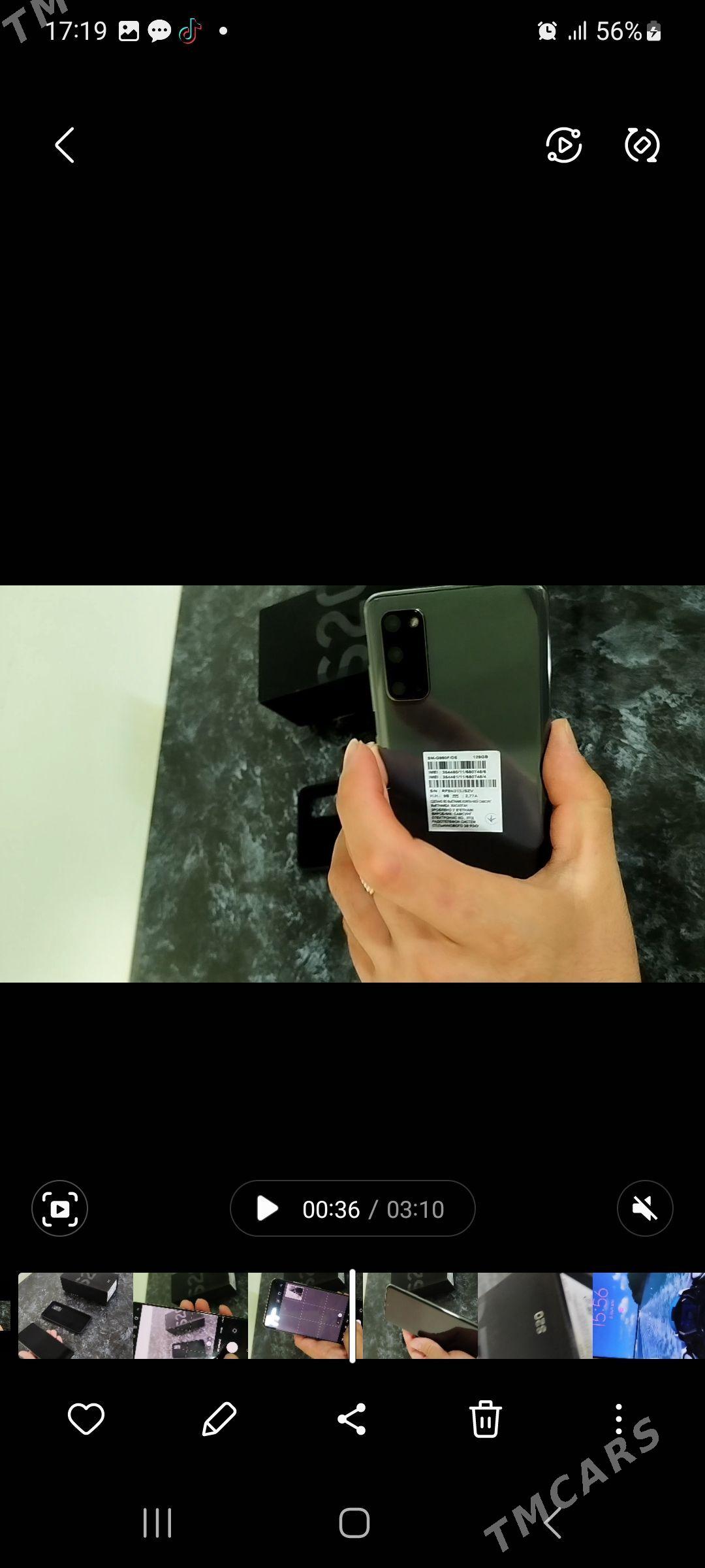 Samsung Galaxy S 20 8/128 - Туркменабат - img 1