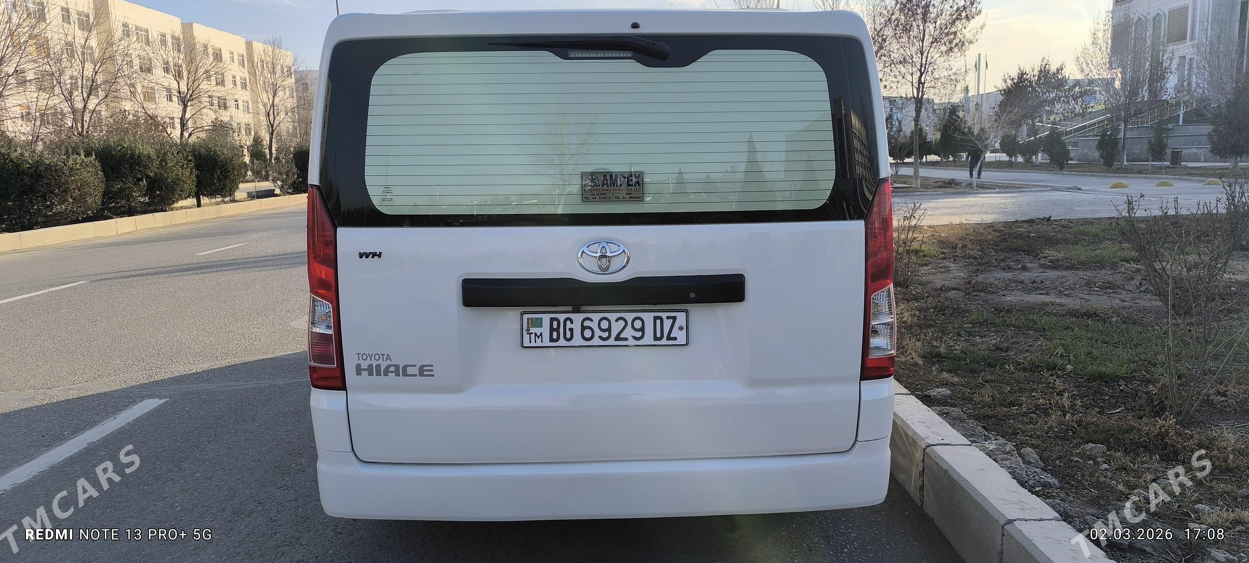 Toyota Hiace 2020 - 460 000 TMT - Görogly (Tagta) - img 1