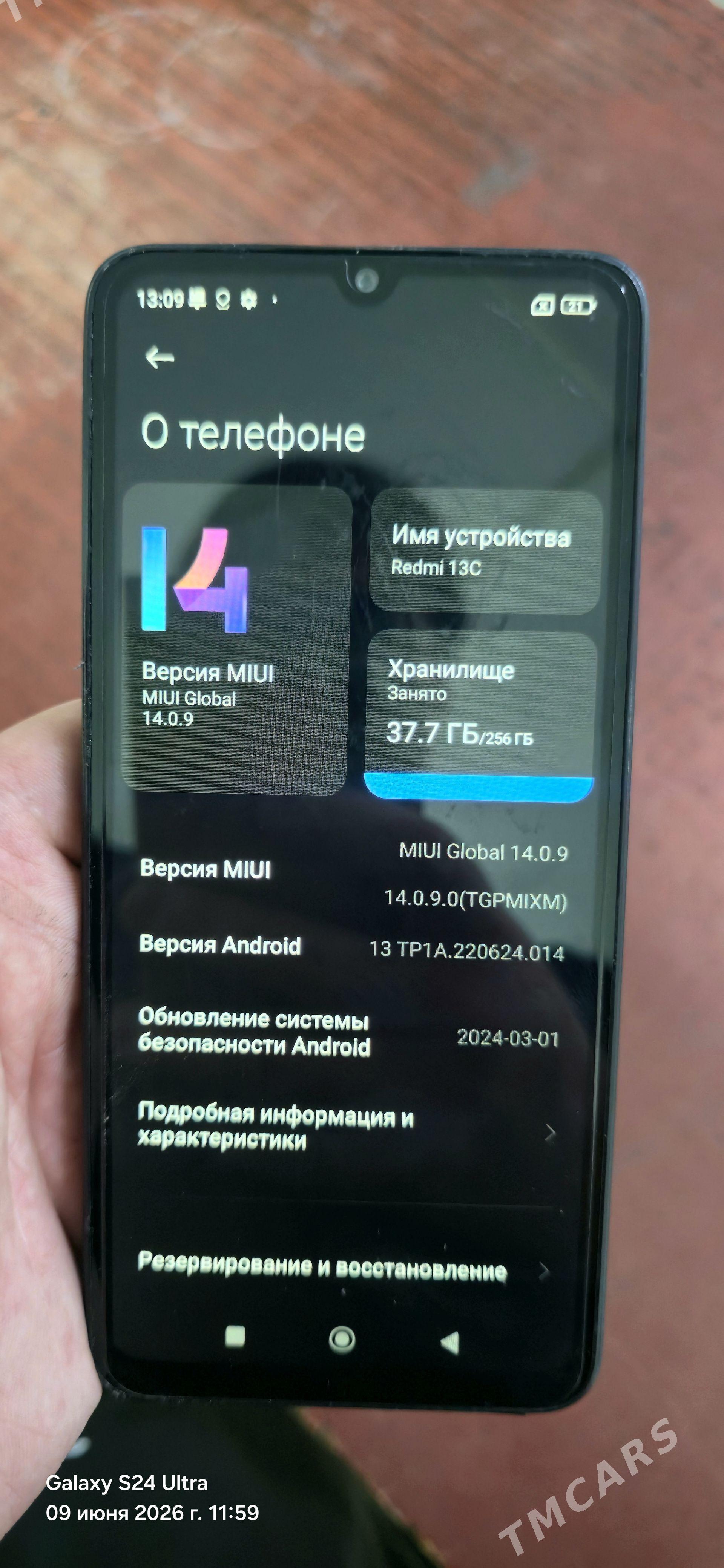 Redmi 13C 256GB Black - Daşoguz - img 1
