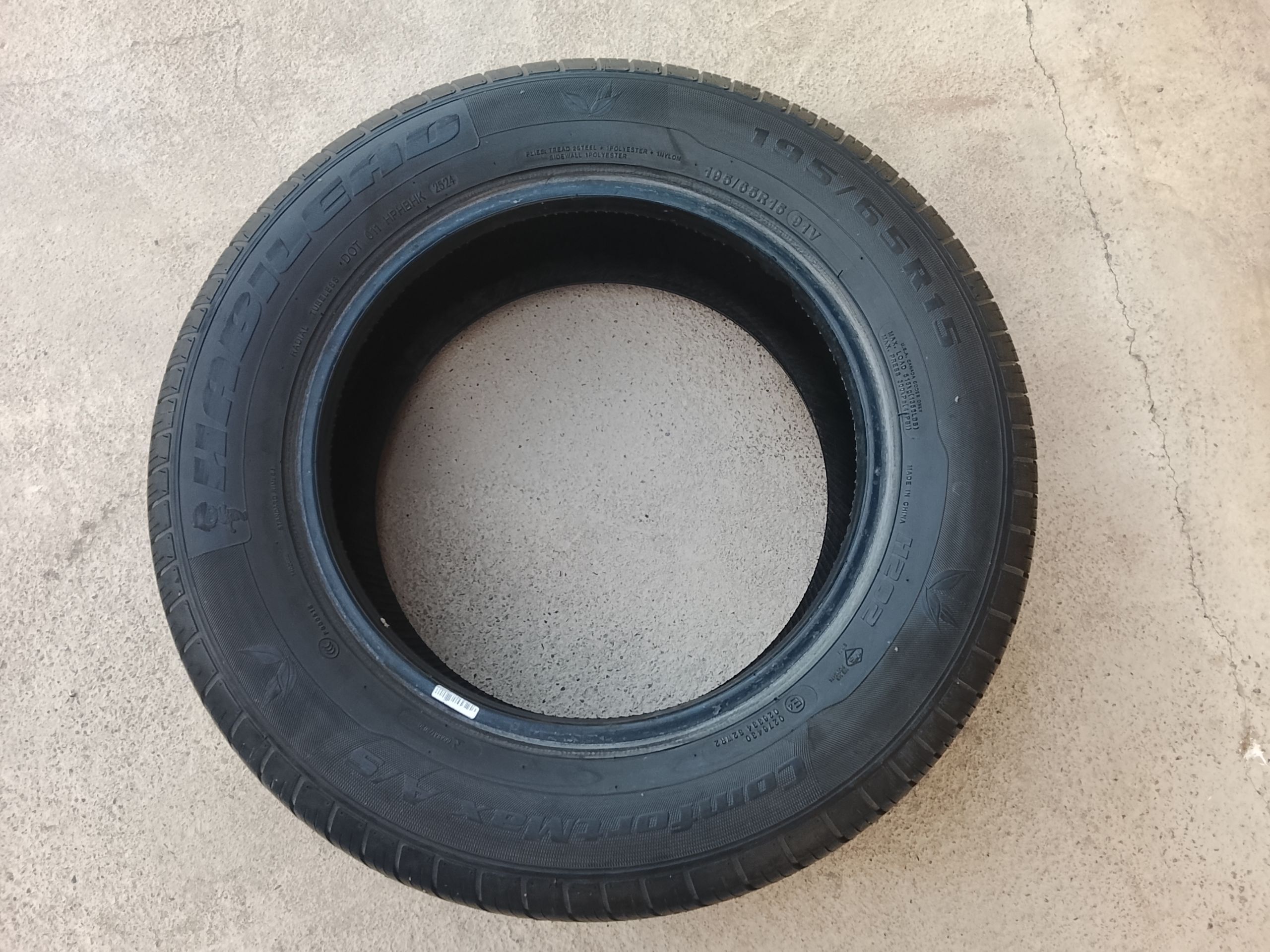 TEKER PAKRYŞGA 195/65R15 300 TMT - Ak bugdaý etraby - img 1