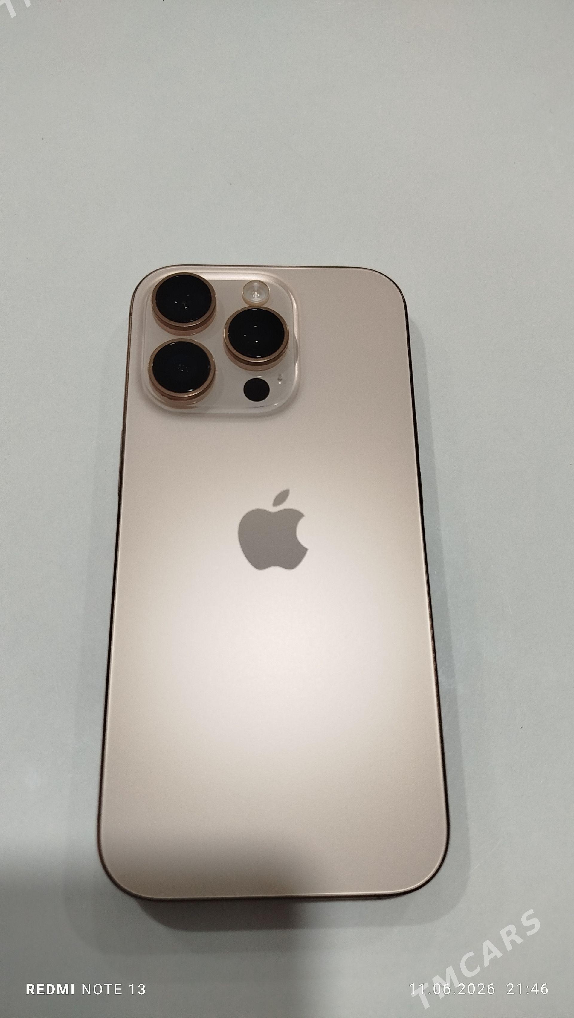 iphone 16pro 256gb - Гёкдепе - img 1
