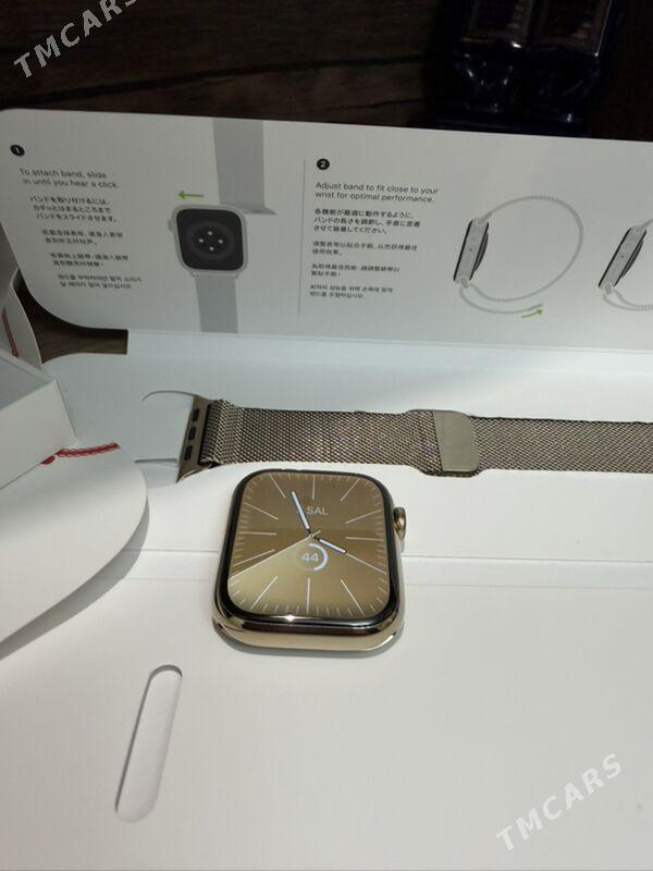 Apple Watch S7/45 Stainless - Ашхабад - img 1