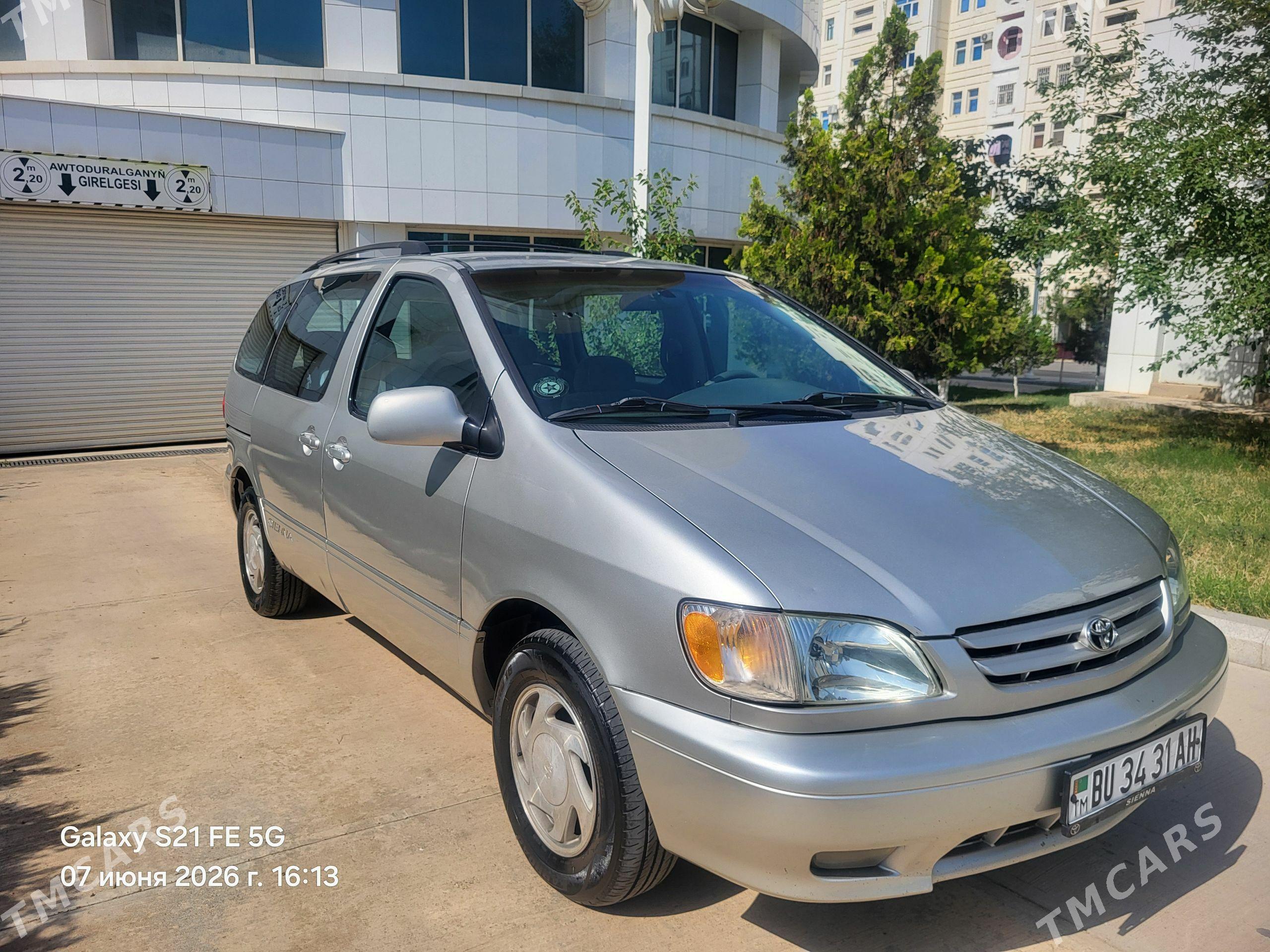 Toyota Sienna 2003 - 234 000 TMT - Ашхабад - img 1