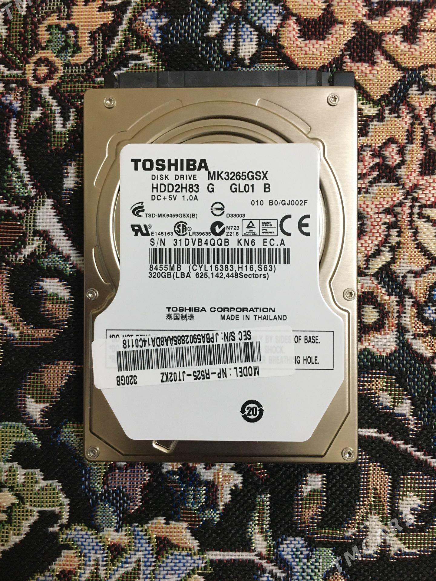 TOSHIBA HHD 320 GB - Ашхабад - img 1
