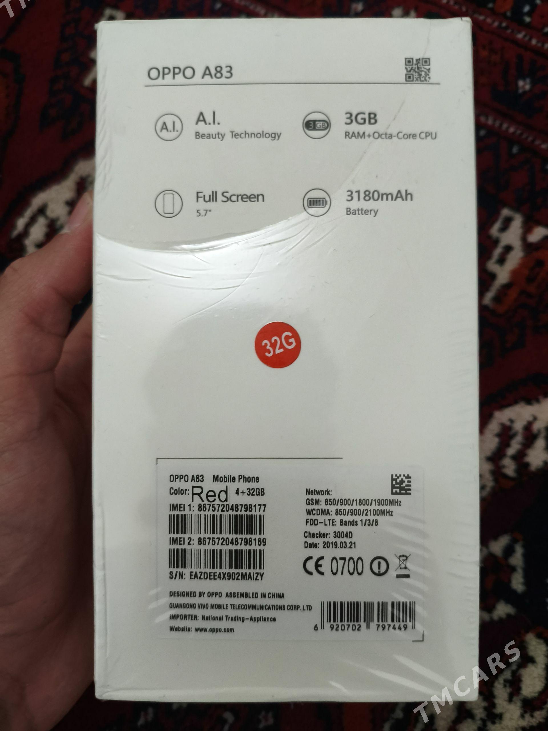 OPPO A83 4/32 - Ашхабад - img 1