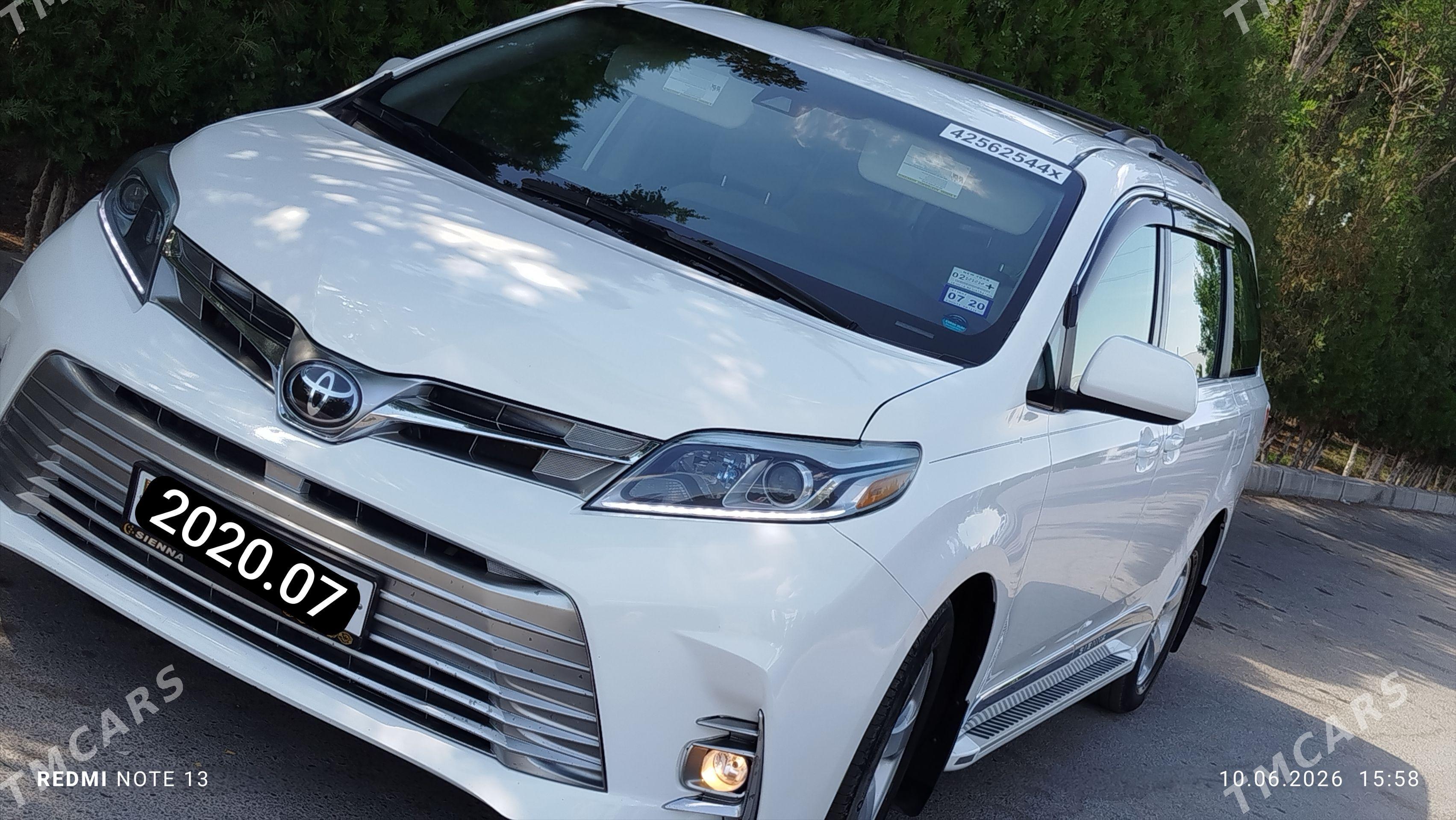 Toyota Sienna 2020 - 468 000 TMT - Дашогуз - img 1