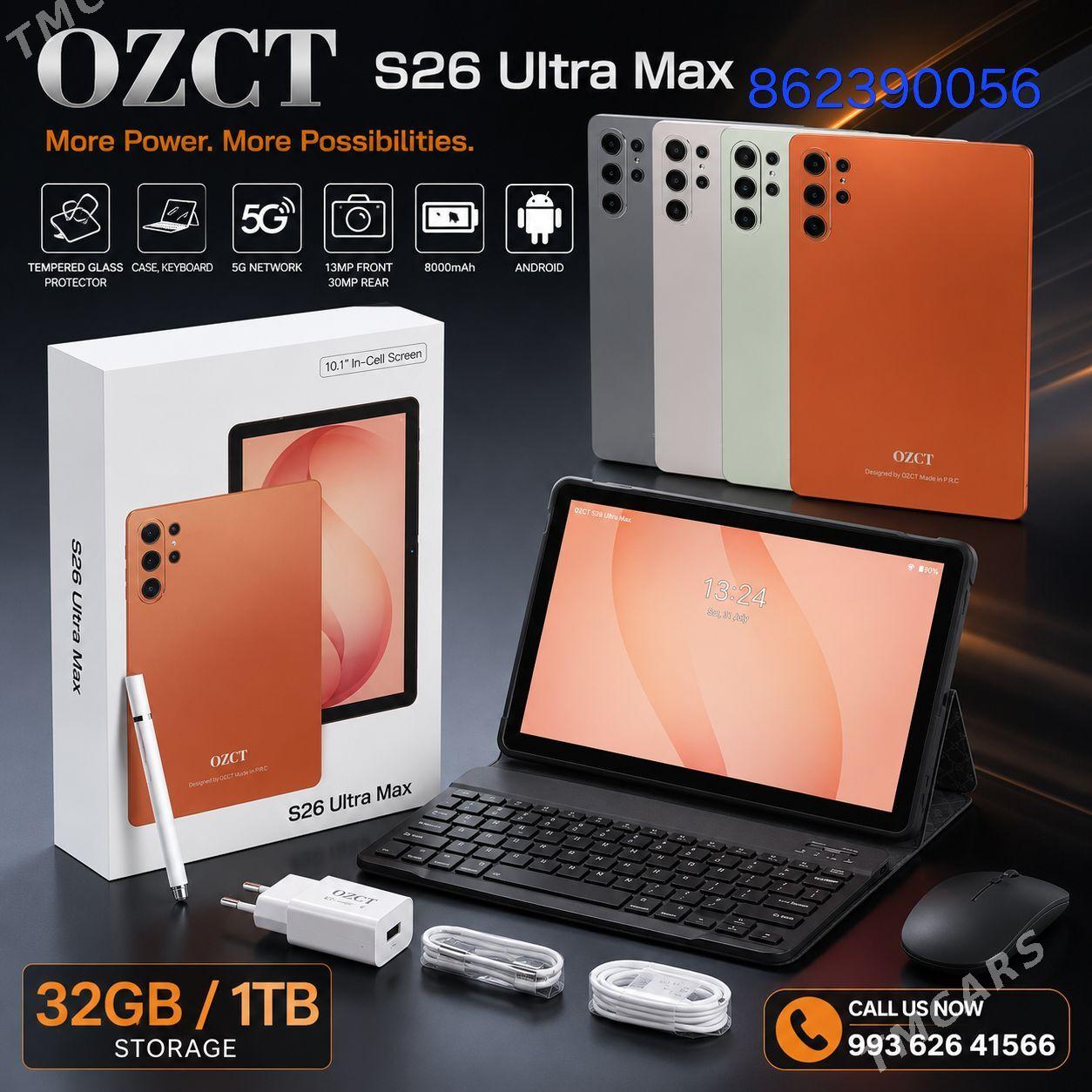 OZCT S26 ULTRA PLANŞET AMATLY - Aşgabat - img 1