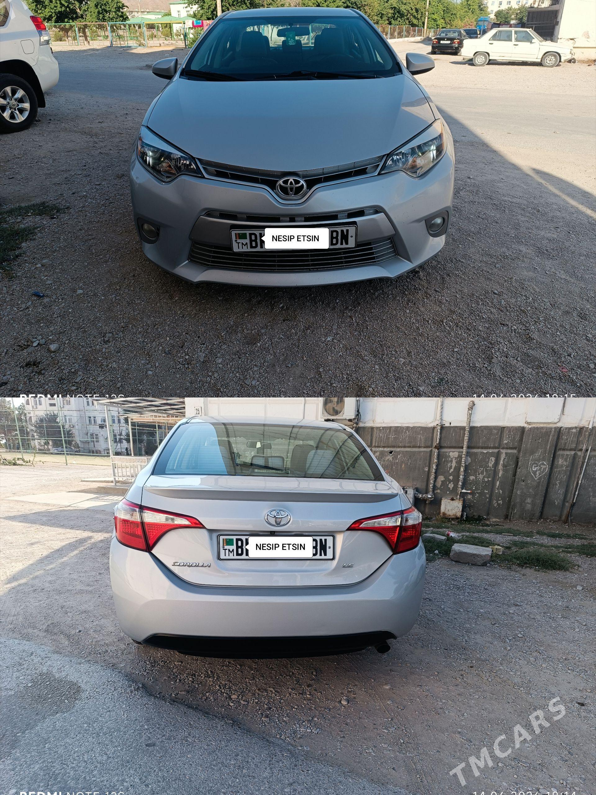 Toyota Corolla 2014 - 200 000 TMT - Balkanabat - img 1