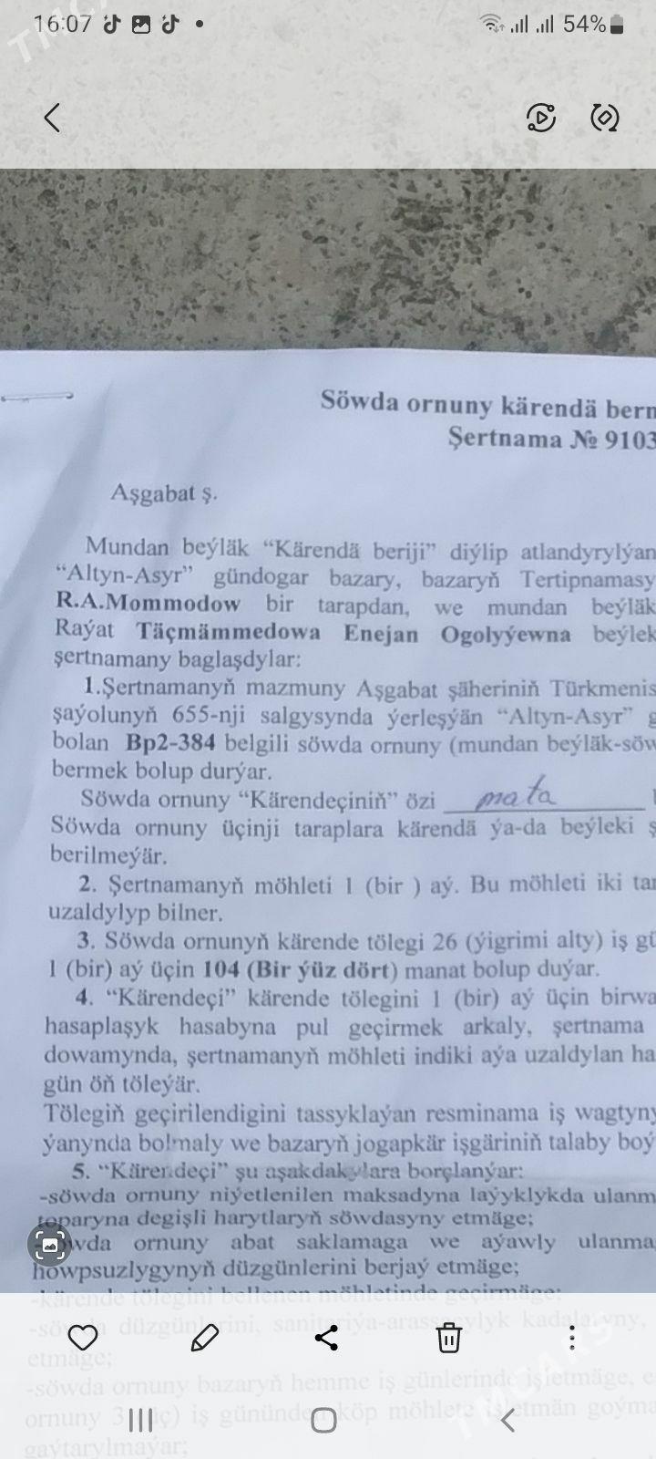 altyn asyr bazar prilawka - Aşgabat - img 1