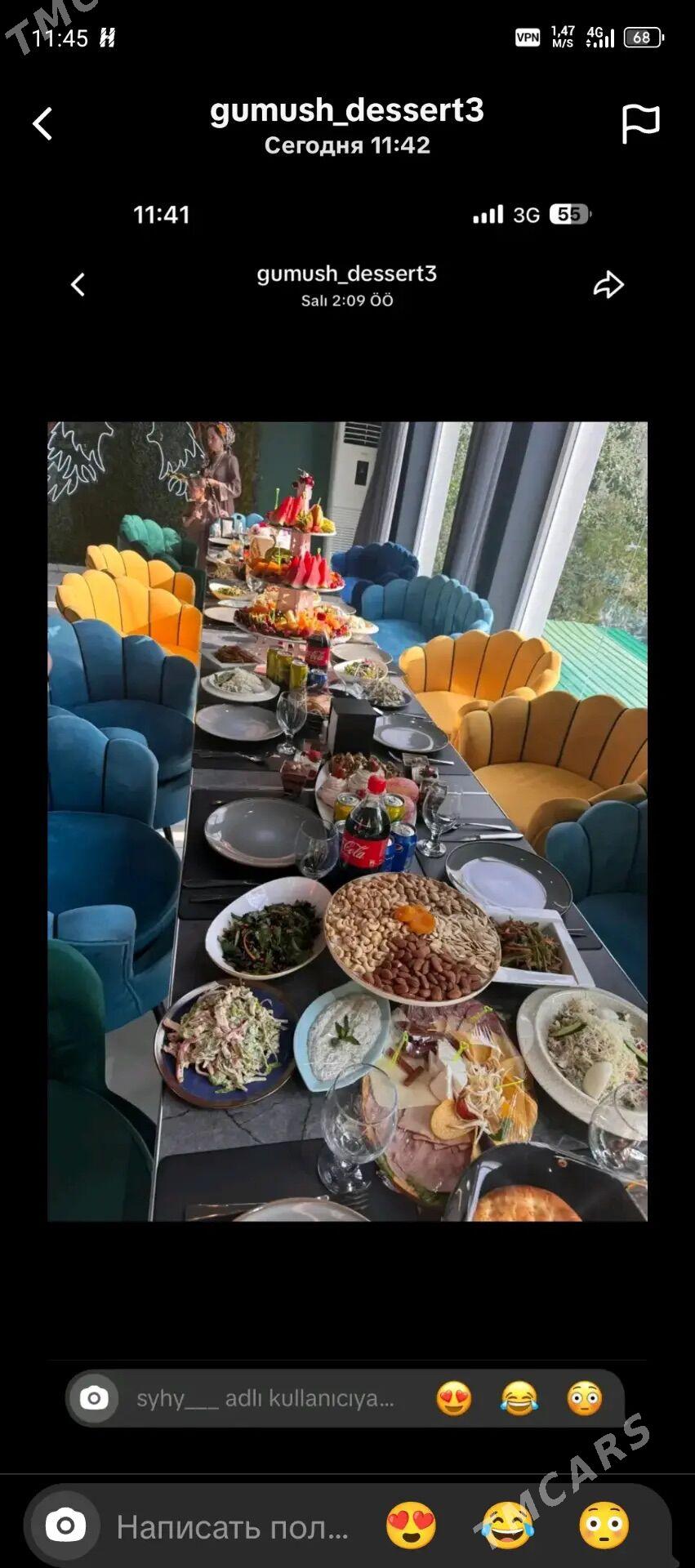 kafe ucin stol stul divan - Ашхабад - img 1