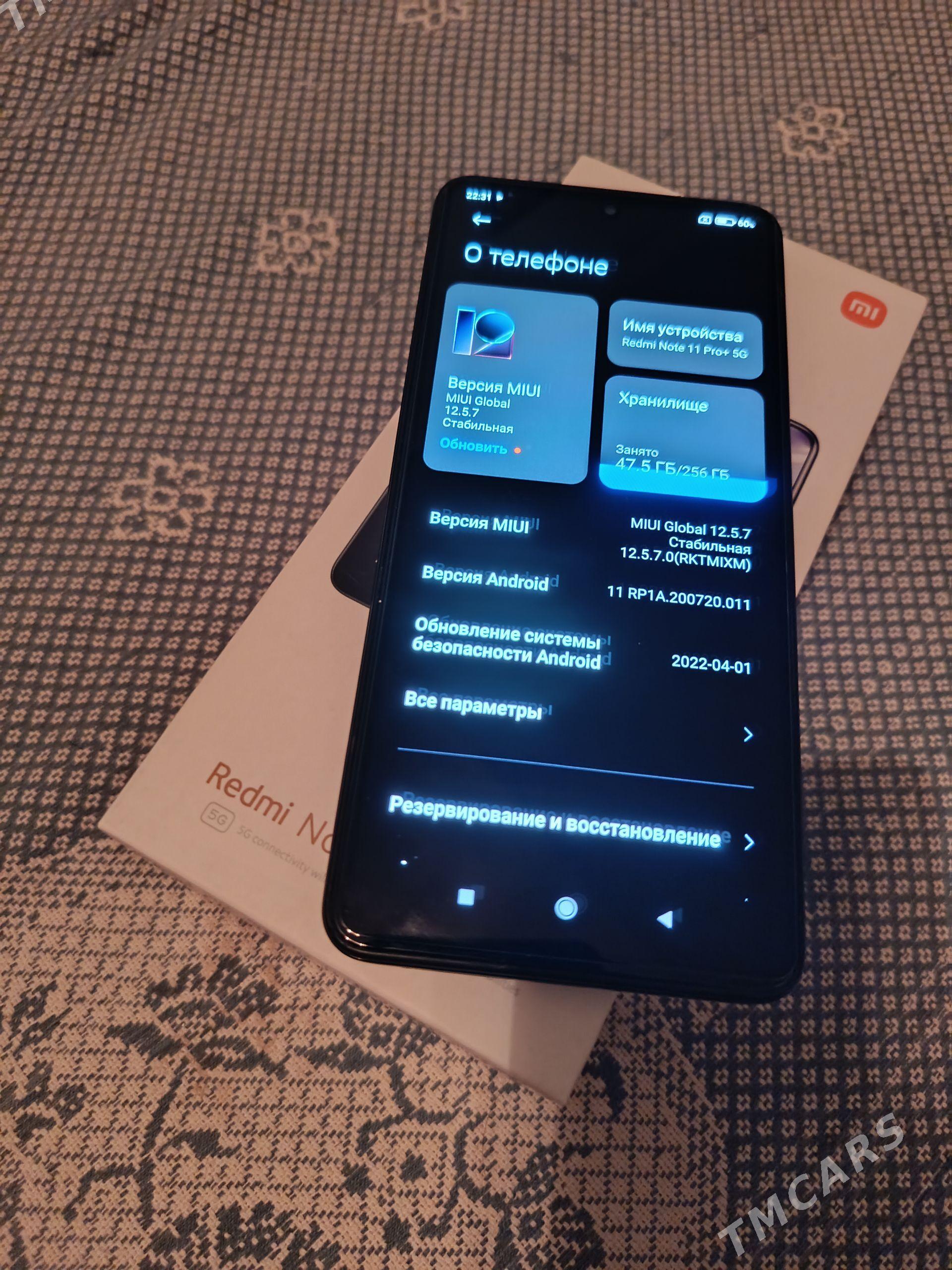 Redmi not 11 pro plyus 5G - Туркменабат - img 1