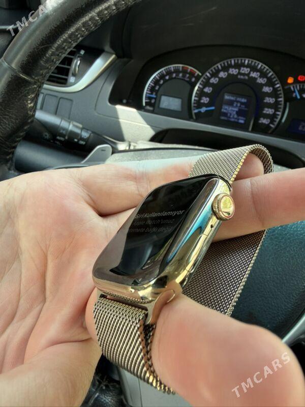 Apple Watch S7 45 Stainless - Ашхабад - img 1