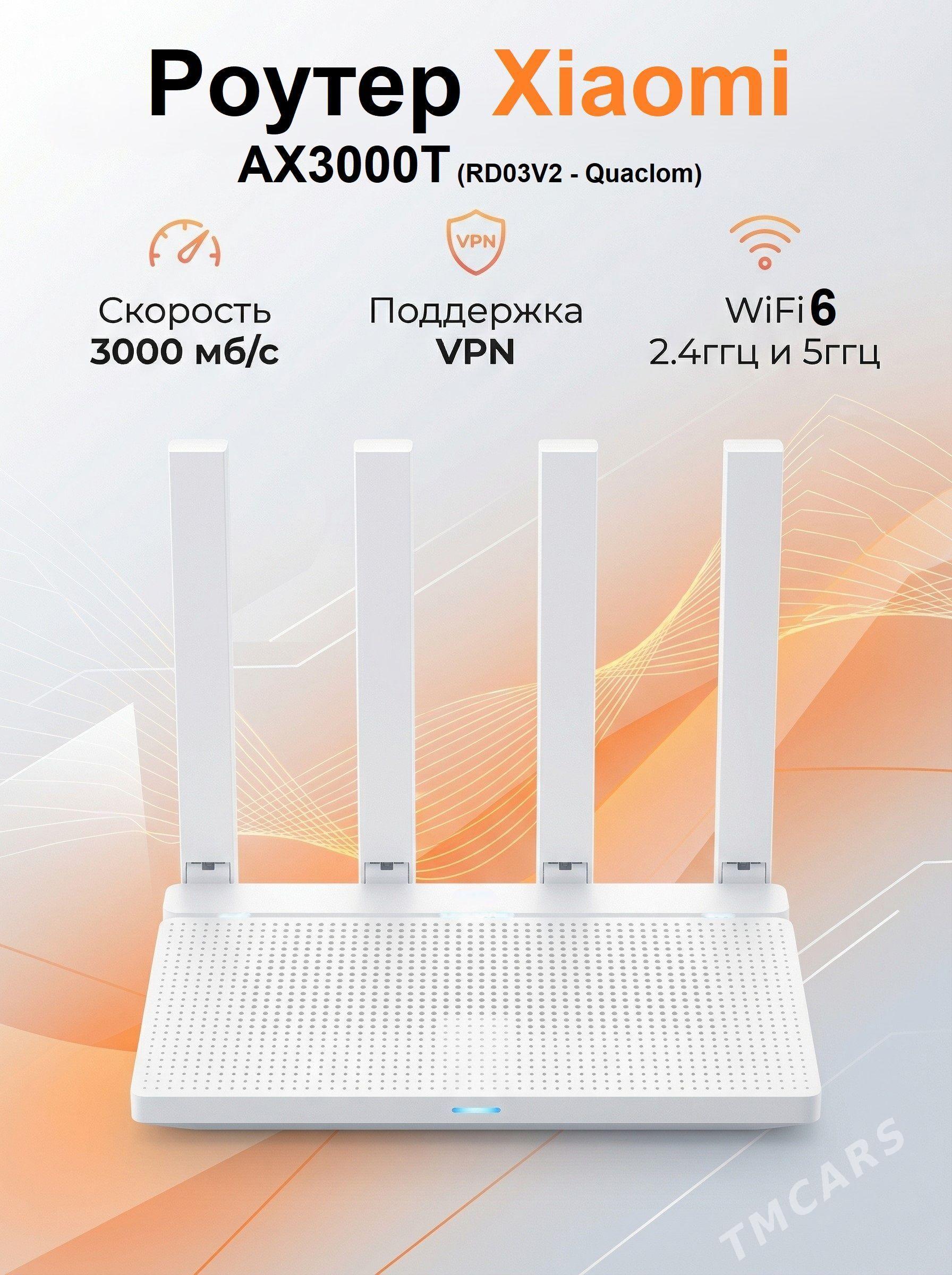 XIAOMI AX 3000 T ROUTER РОУТЕР - 30 mkr - img 1