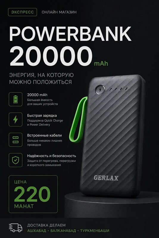 Powerbank 20münlik - Türkmenbaşy - img 1