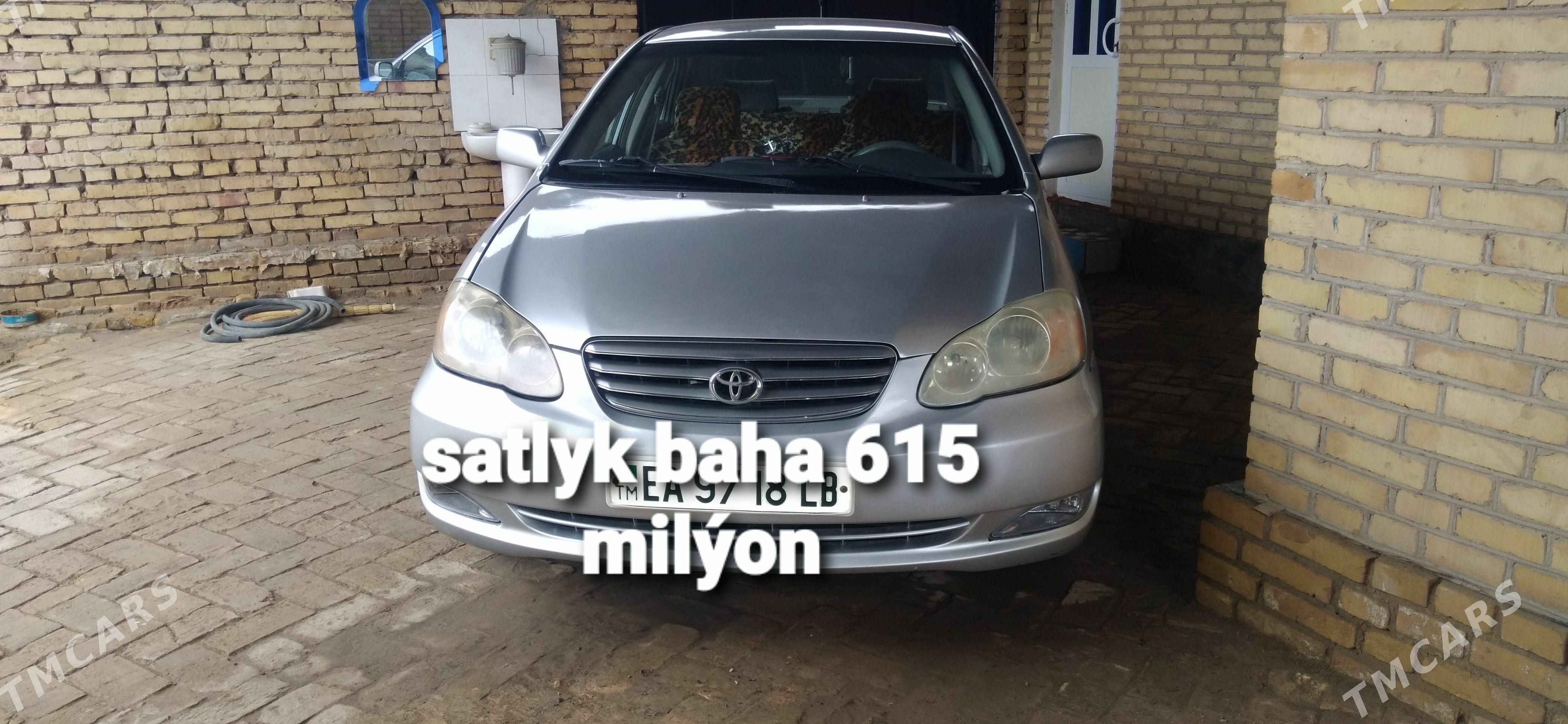 Toyota Corolla 2003 - 123 000 TMT - Керки - img 1