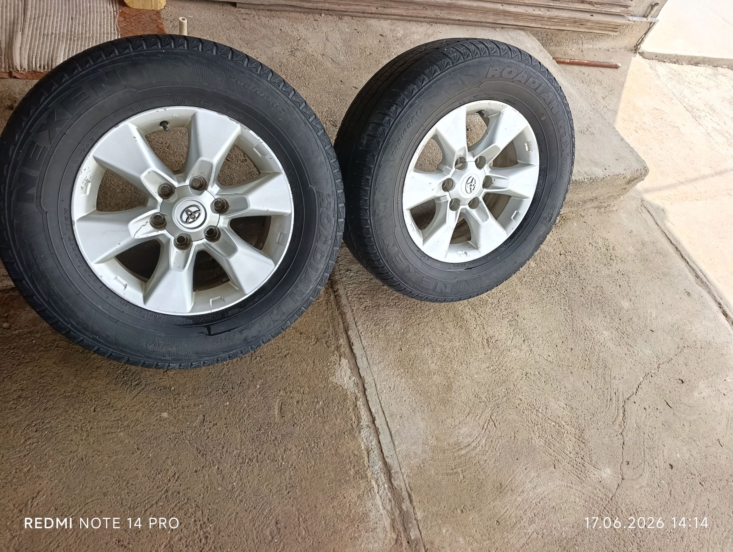 265/65R17 Hilux Prado disga 6 000 TMT - Ёлётен - img 1
