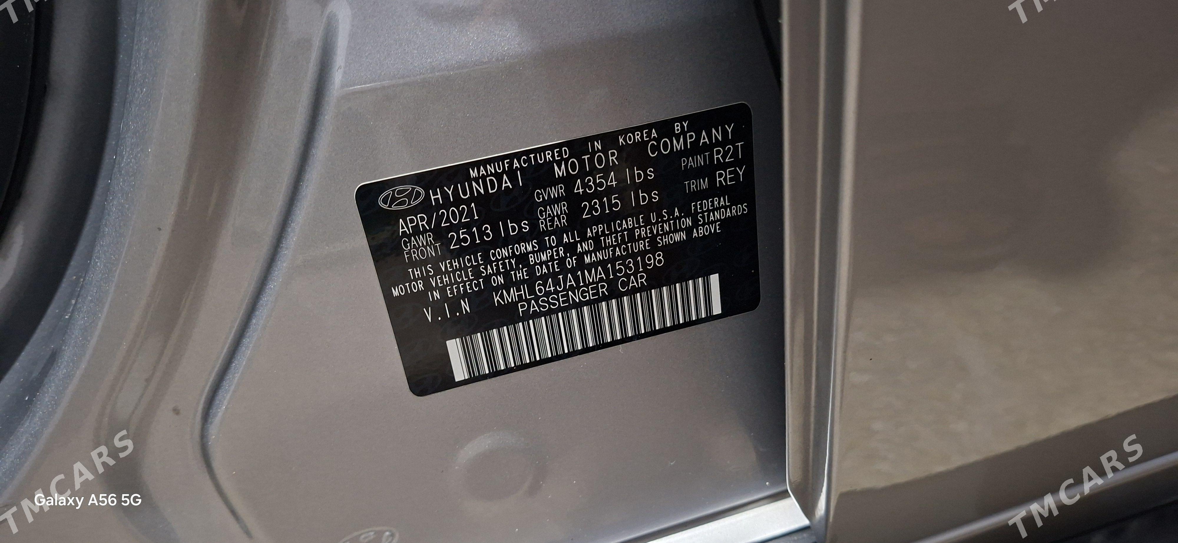 Hyundai Sonata 2021 - 300 000 TMT - Фарап - img 1