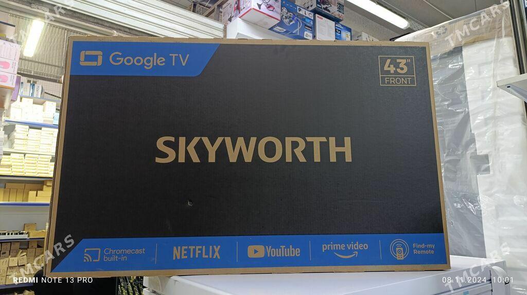 SKYWORTH ANDROID 43 TELEVIZOR - Ашхабад - img 1