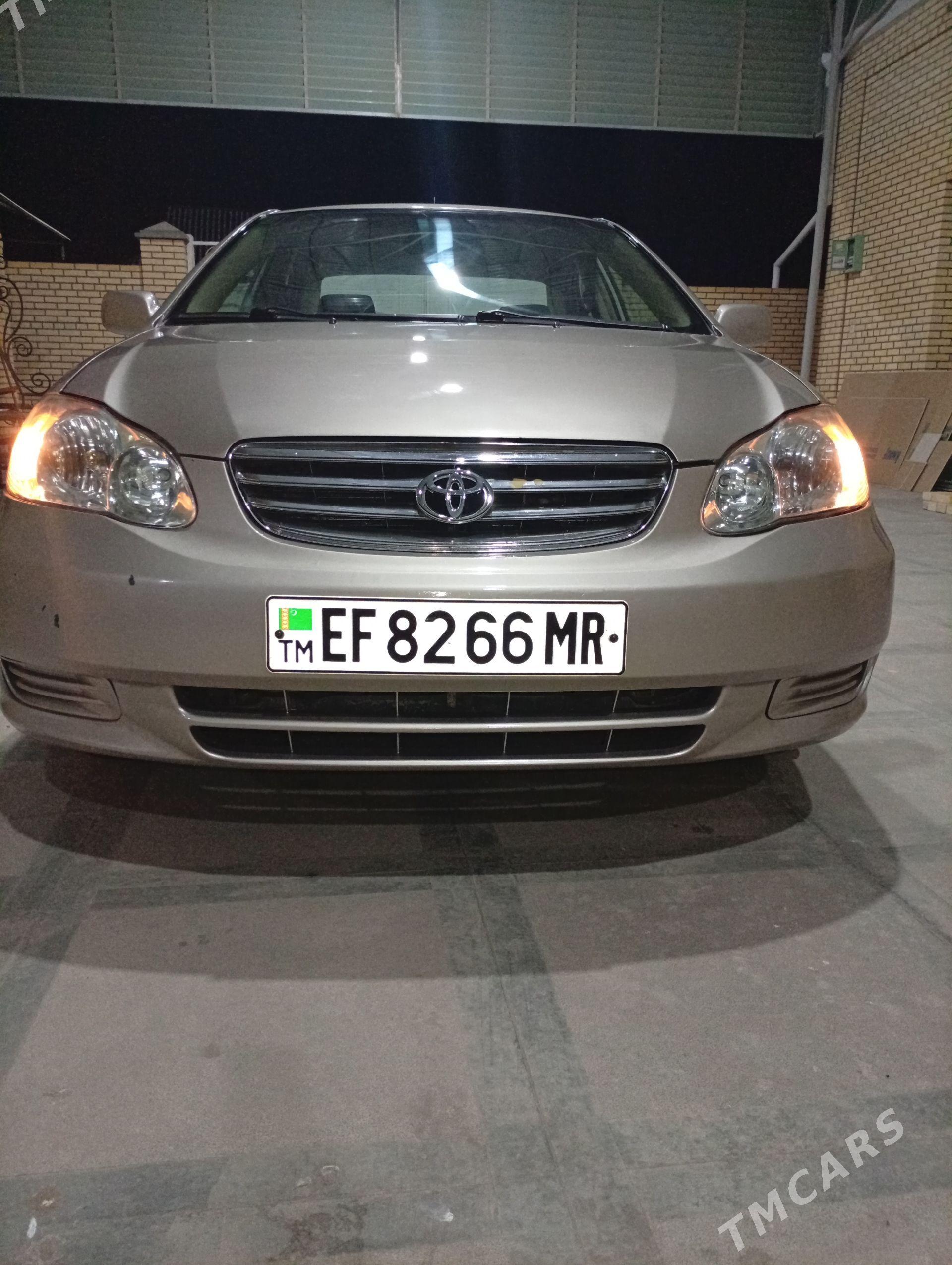Toyota Corolla 2003 - 138 000 TMT - Мары - img 1