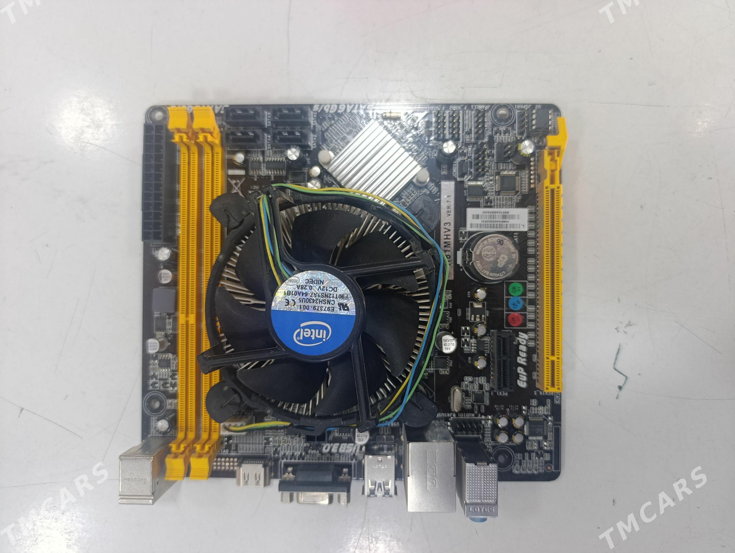 materinka +cpu i3-4160 +cooler - Туркменбаши - img 1
