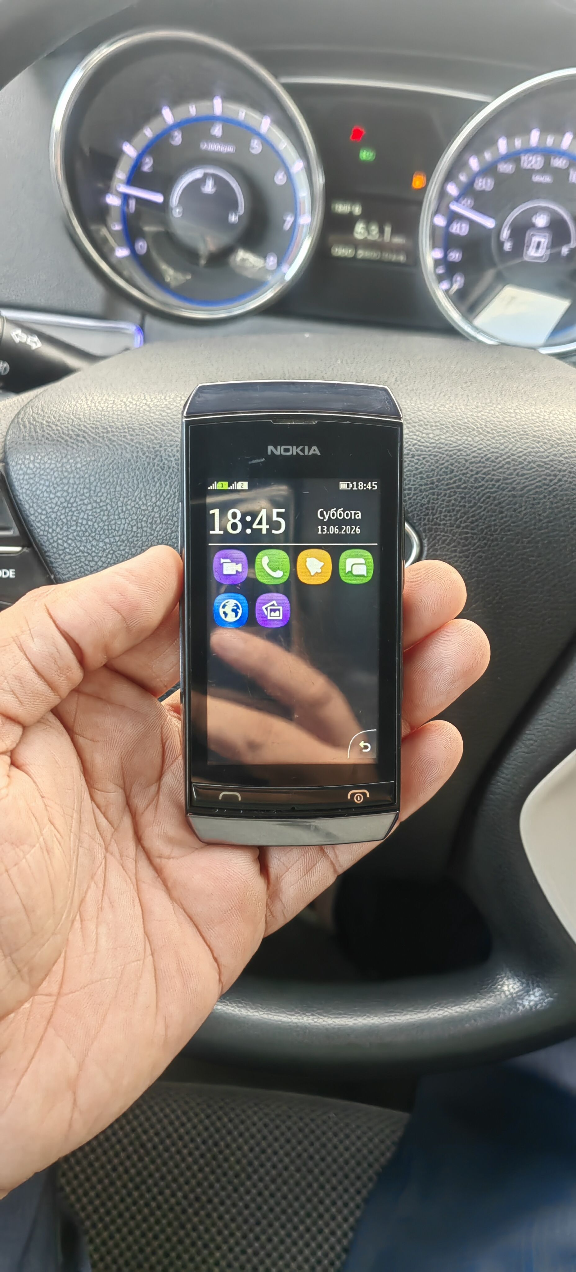 Nokia 305 original 2 sim kart - Ашхабад - img 1