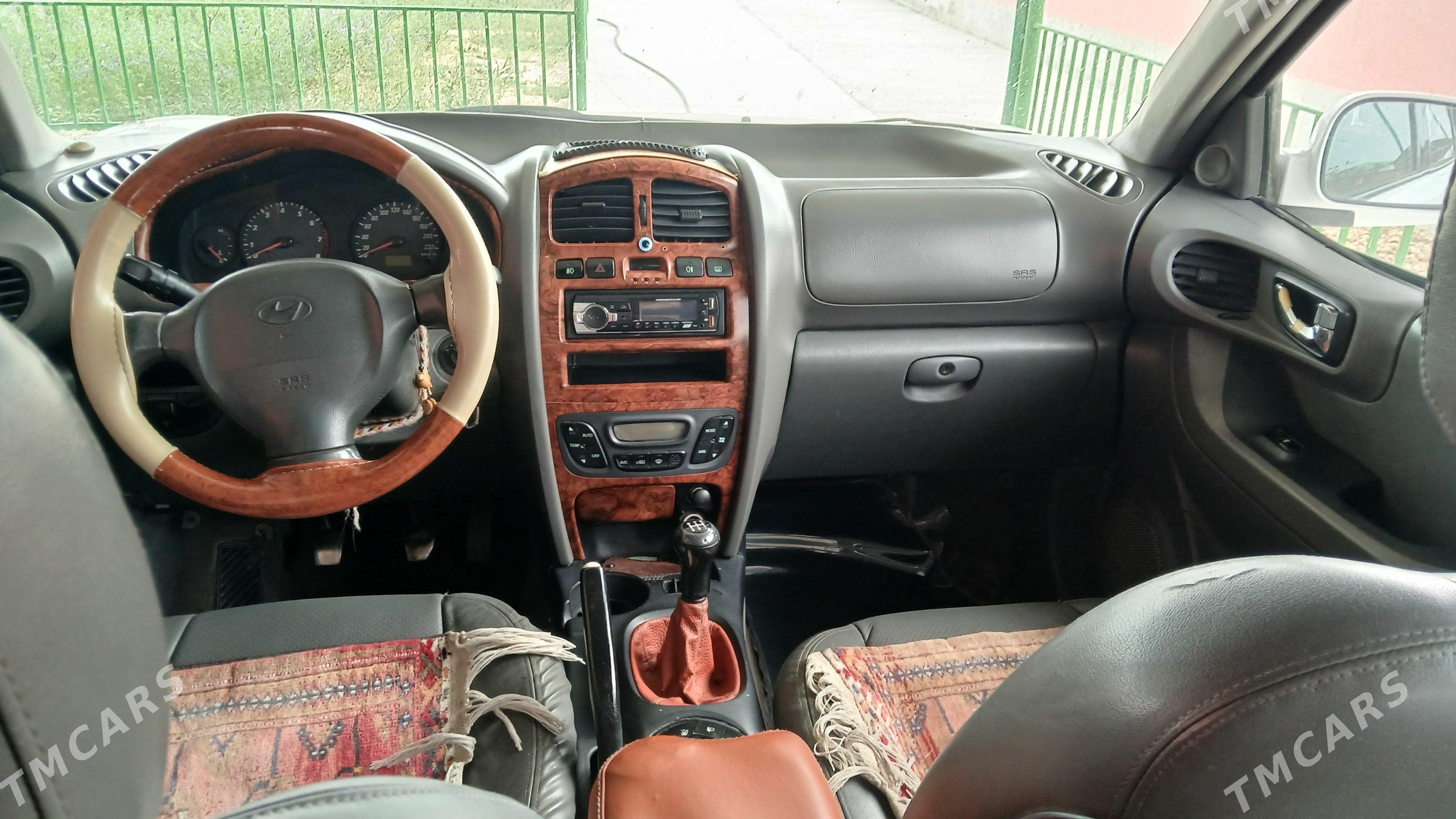 Hyundai Santa Fe 2003 - 120 000 TMT - Ak bugdaý etraby - img 1