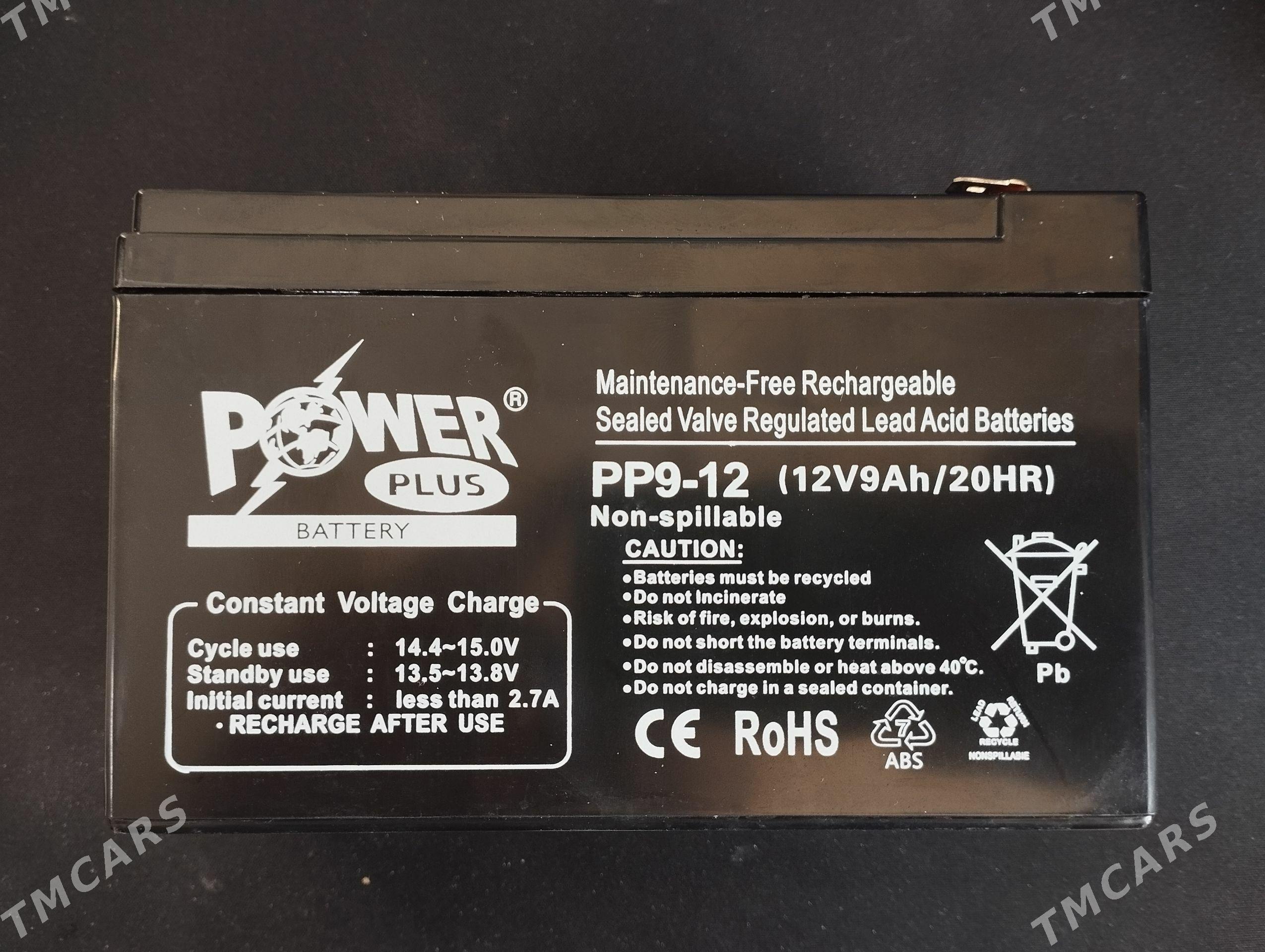 UPS battery 12V9A - Aşgabat - img 1