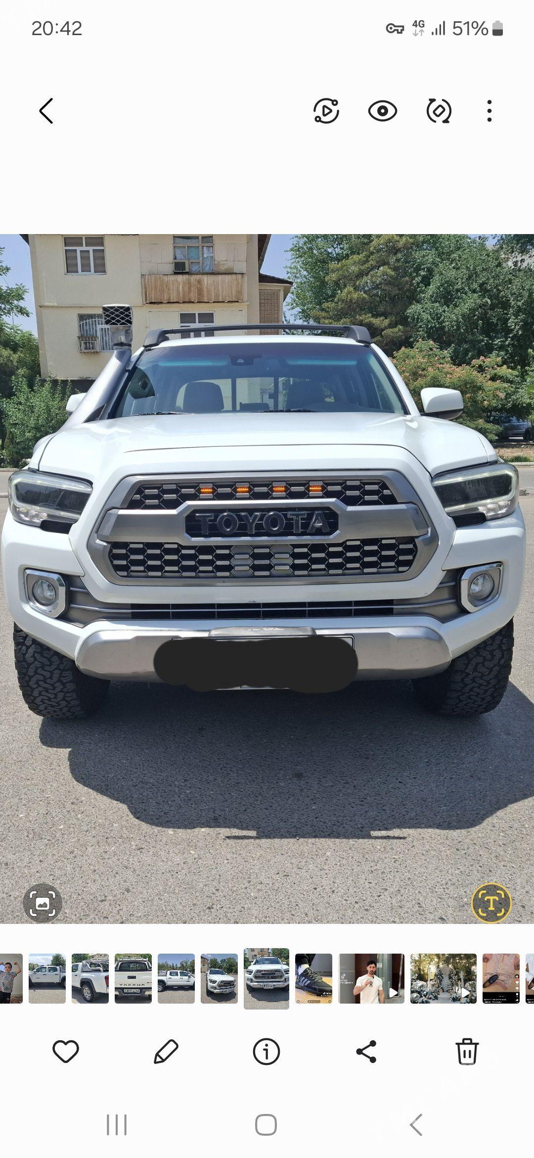 Toyota Tacoma 2018 - 370 000 TMT - Aşgabat - img 1
