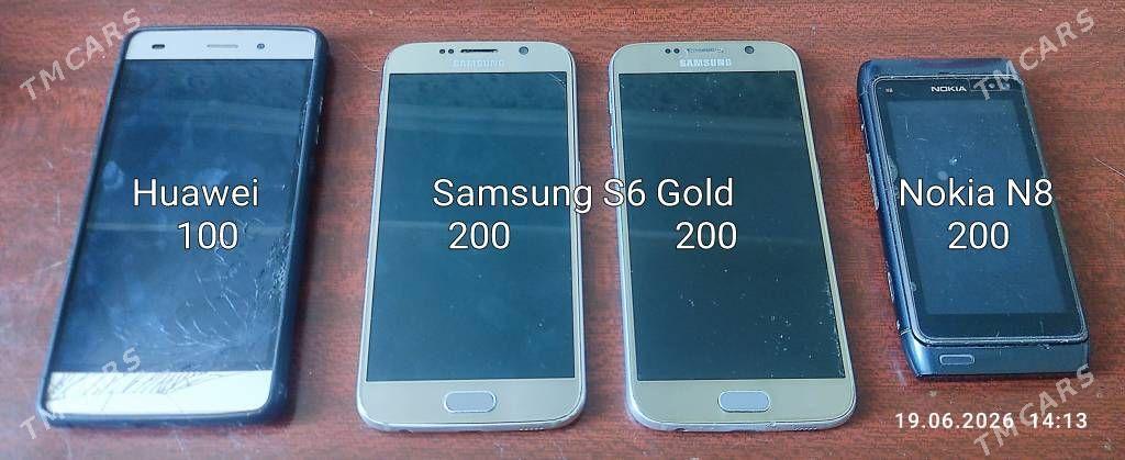 Huawei Samsung S6 Nokia IPhone - Ашхабад - img 1